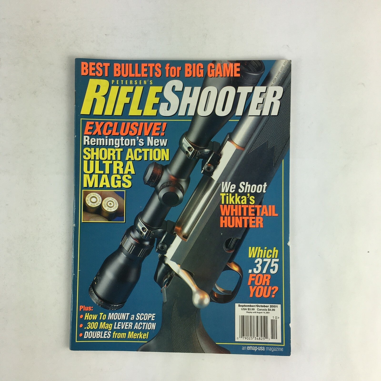 October 2001 Rifle Shooter Magazine Whitetail Hunter Which .375 For You?.300 Mag