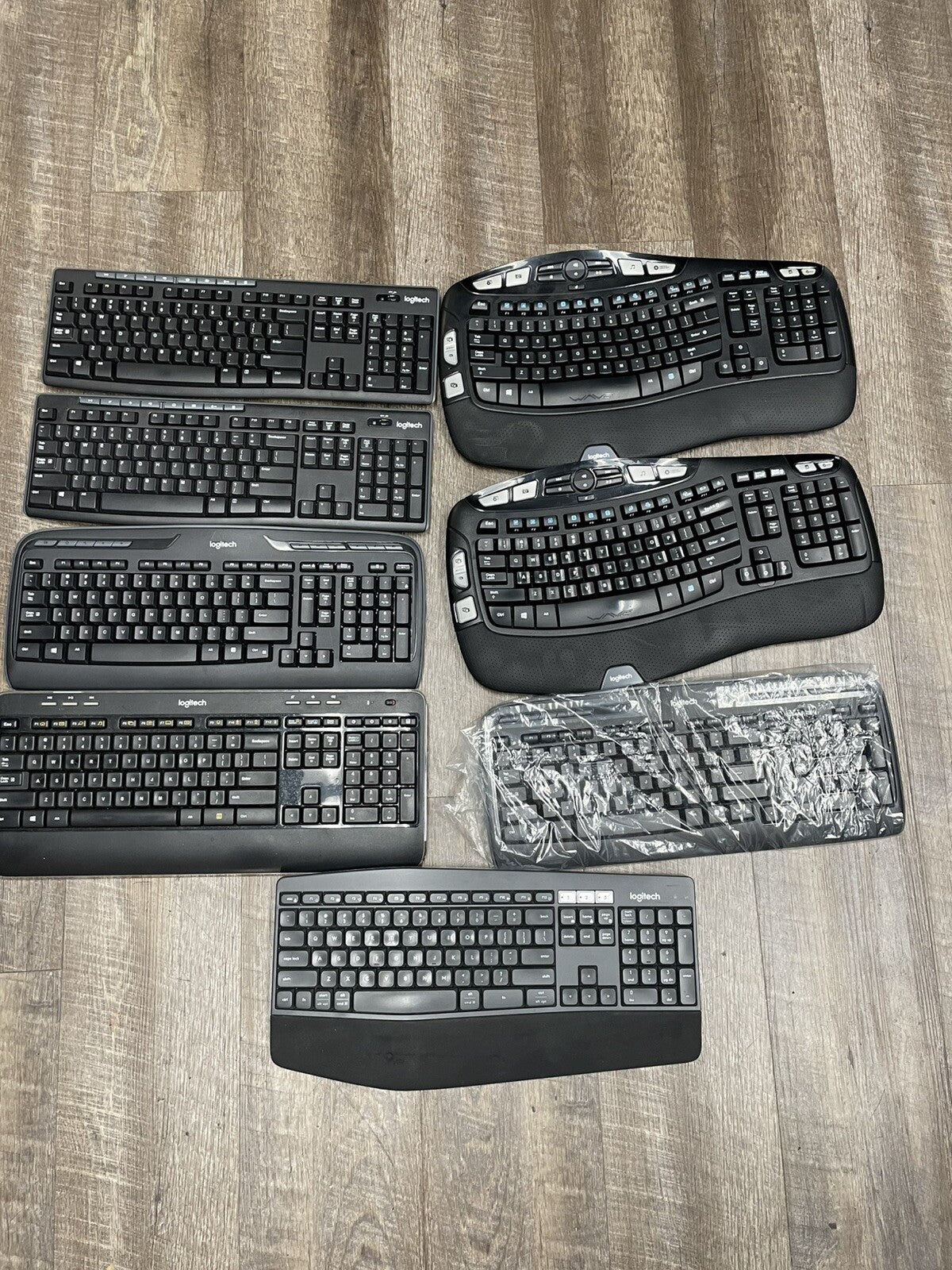 Lot of 8: Logitech Wireless Keyboard - No Dongles