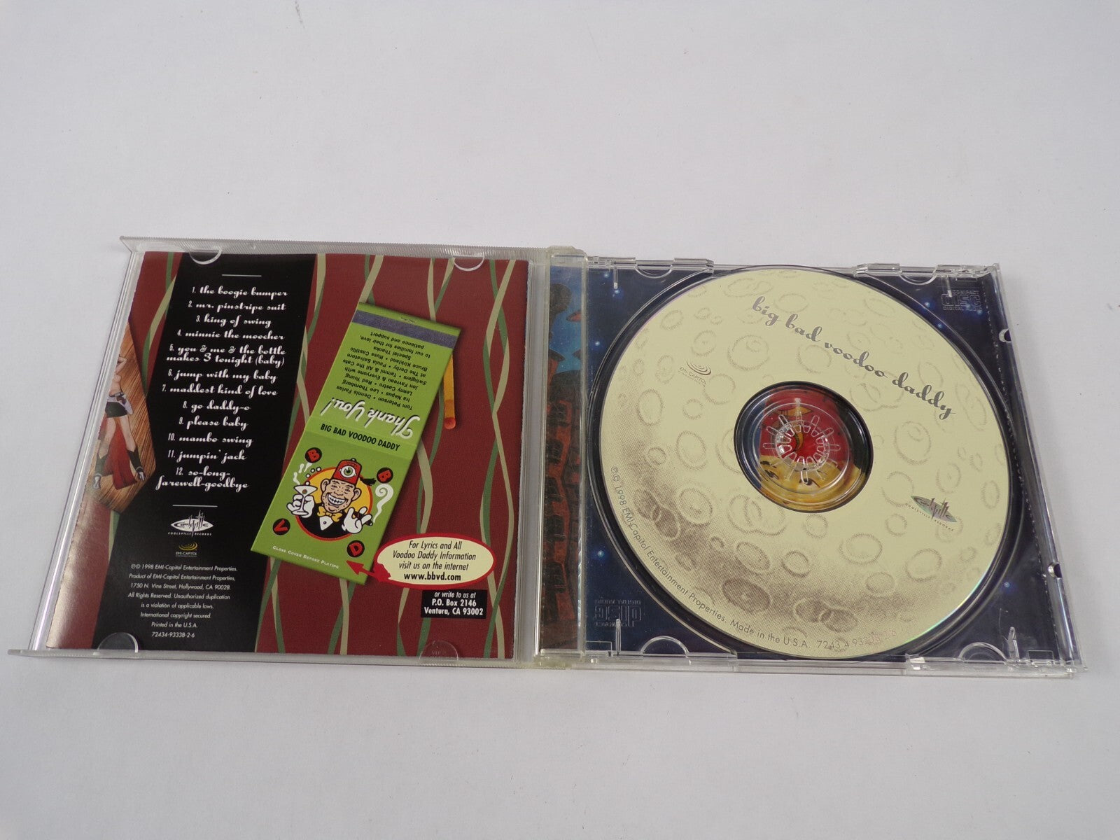 Big Bad Voodoo Daddy The Boogie Bumper Mr. Pinstripe Suit King Of Swing YouCD#46