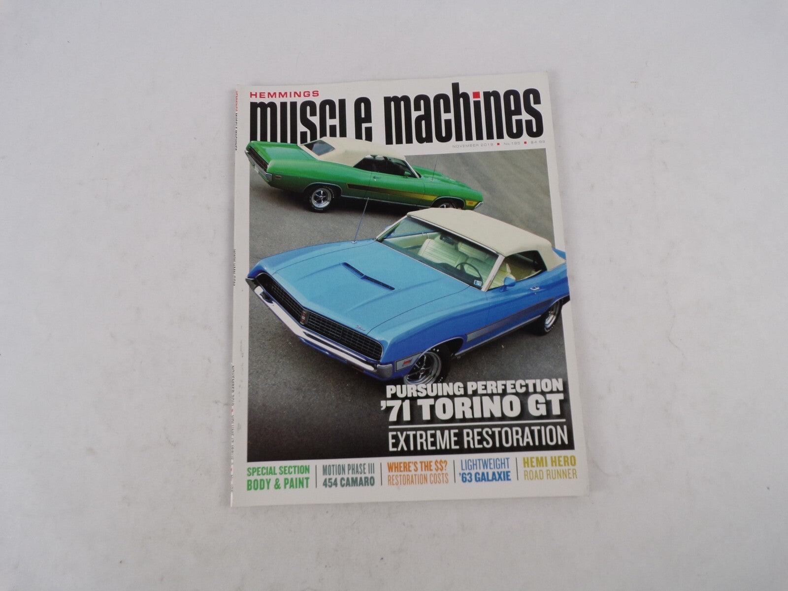 November 2019 Muscle Machines Magazine Pursuing Perfection '71 Torino GT Extreme