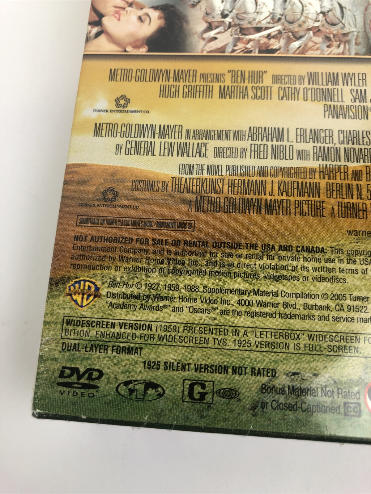 Ben-Hur (DVD, 2005, 4-Disc Set, Collectors Edition) New Sealed - LOOK