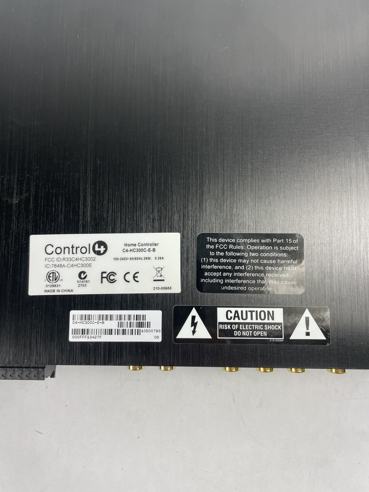 Control 4 HC-300 Home Theater Automation Controller C4-HC300C-E-B