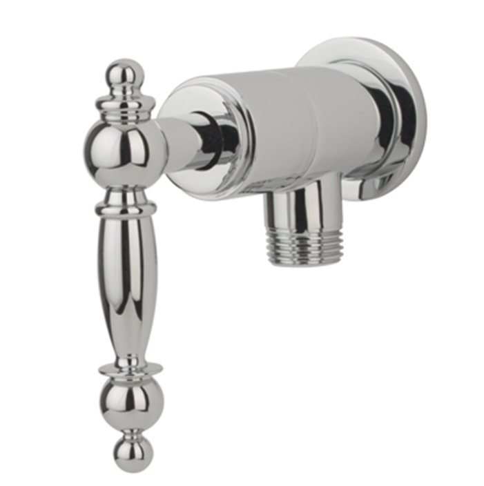 Rubi RTR562SC Saida polished chrome stop valve with integrated water outlet