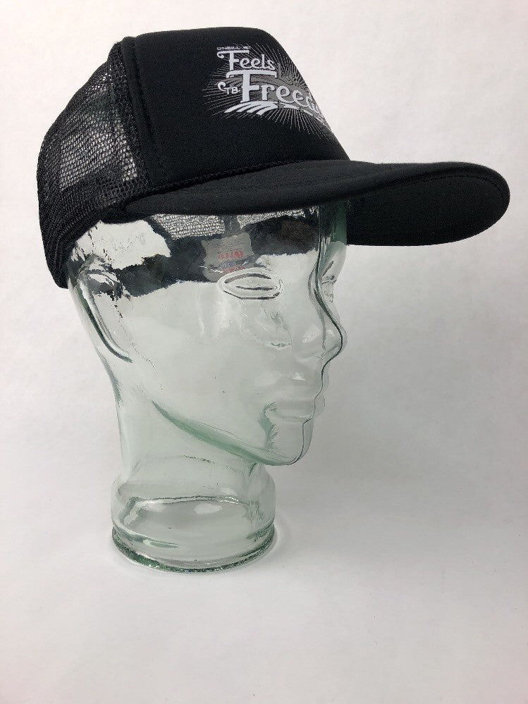 O'Neill Feels Like Freedom Techno Butter Trucker Otto Snapback Hat - Black Rare