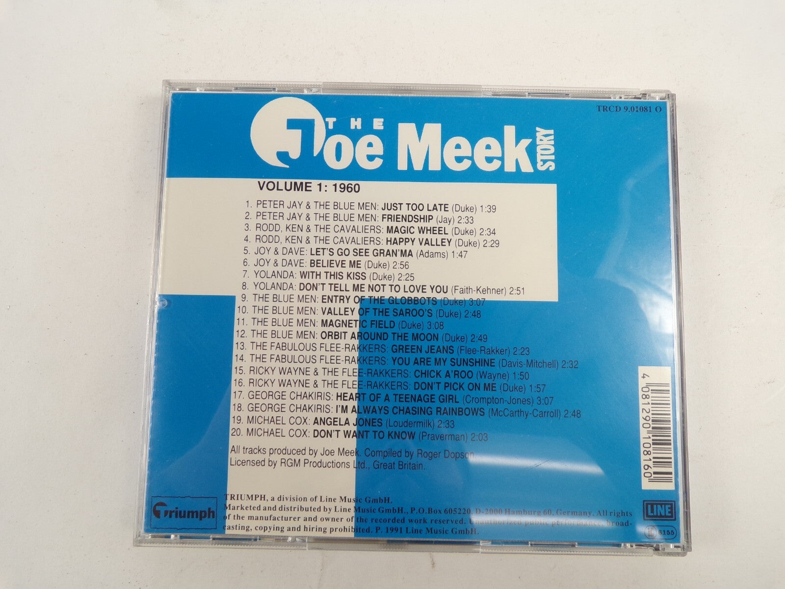 The Joe Meek Story Vol 1 Friendship Magic Wheel Believe Me Green Jeans CD#47