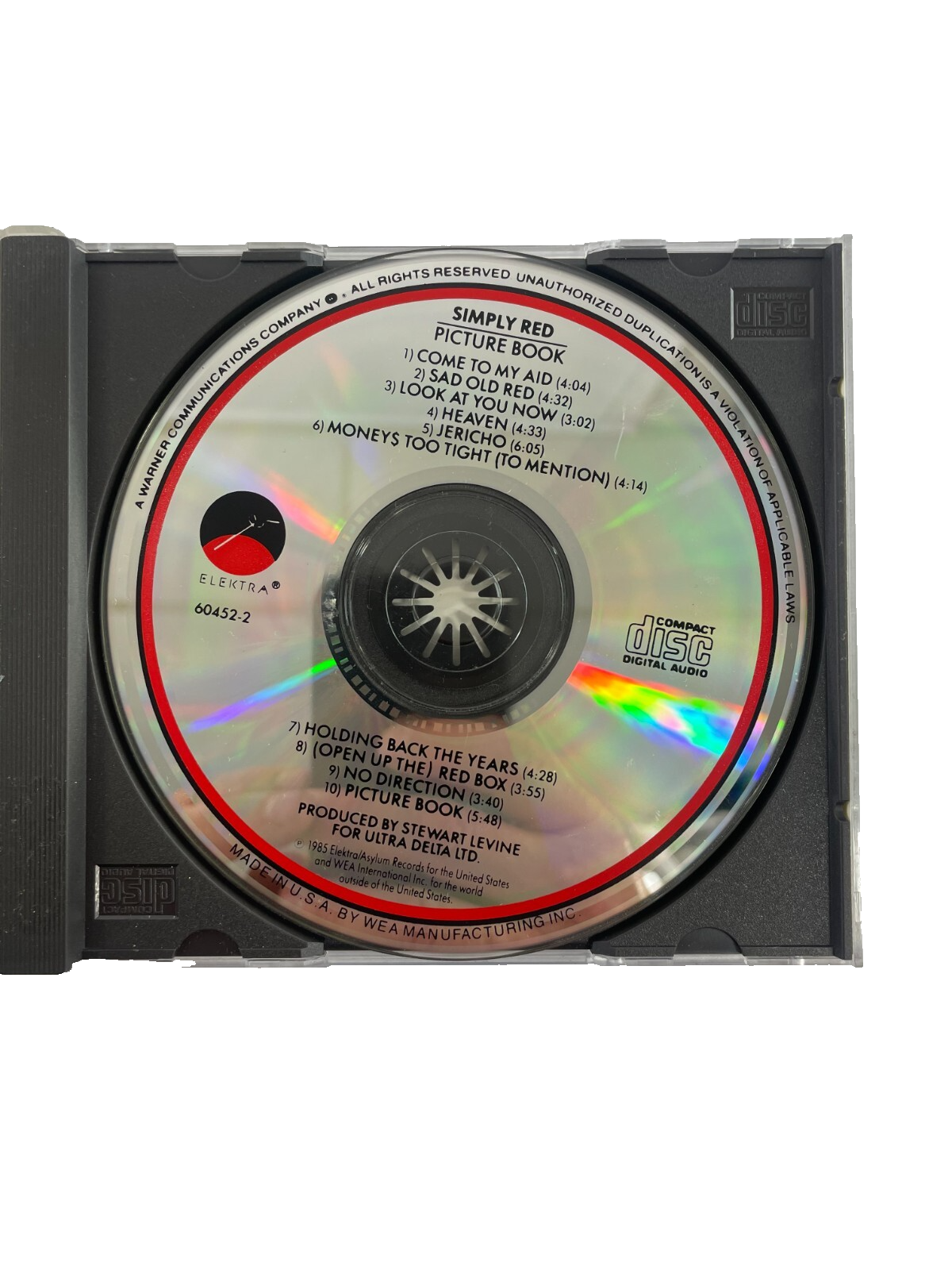 Simply Red Picture Book Come To My Aid Sad Old Red Look At You Now Heaven CD#10