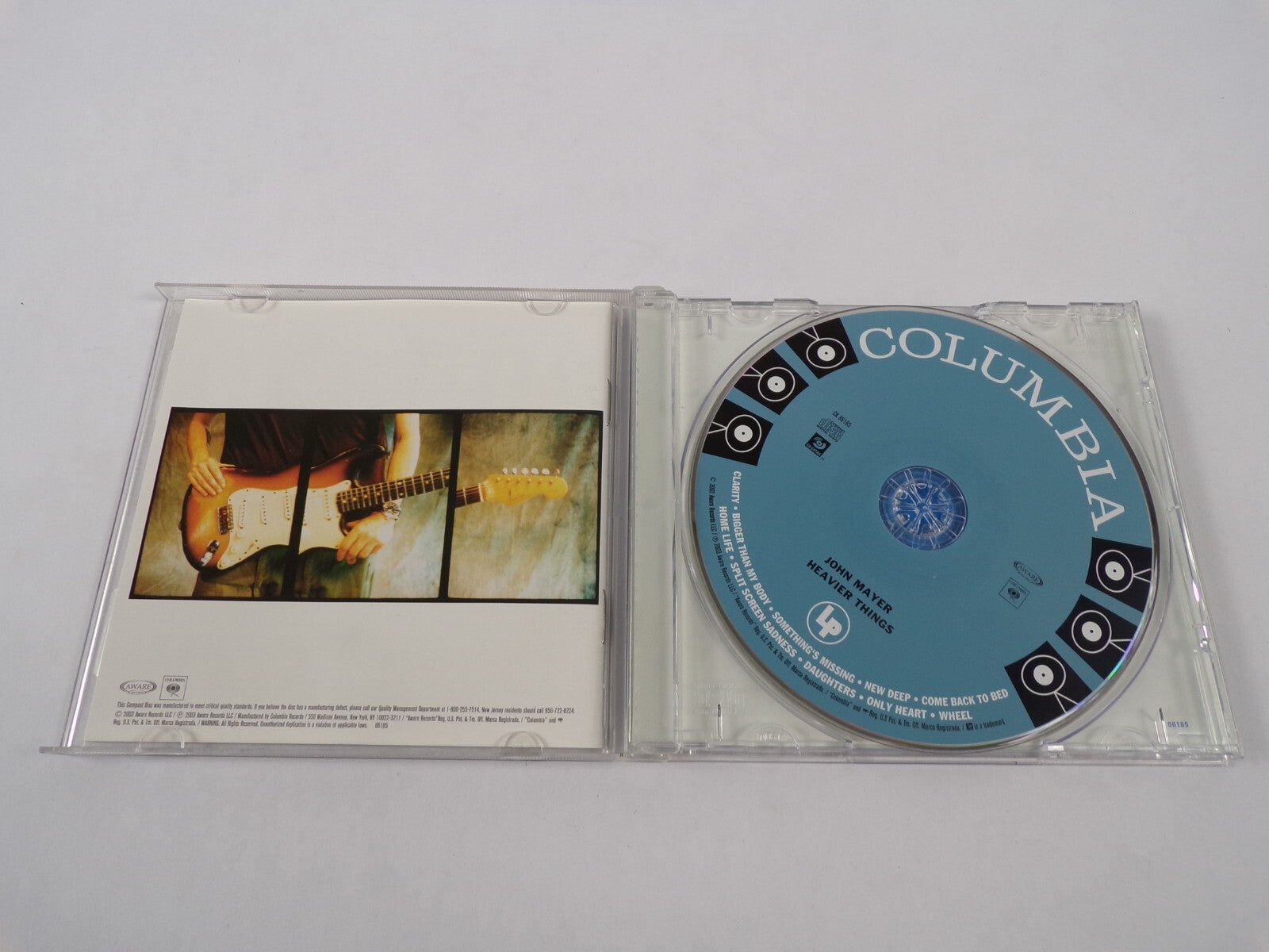 John Mayer Heavier Things Inciudes ''Bigger Than My Body Put This CD In CD#59