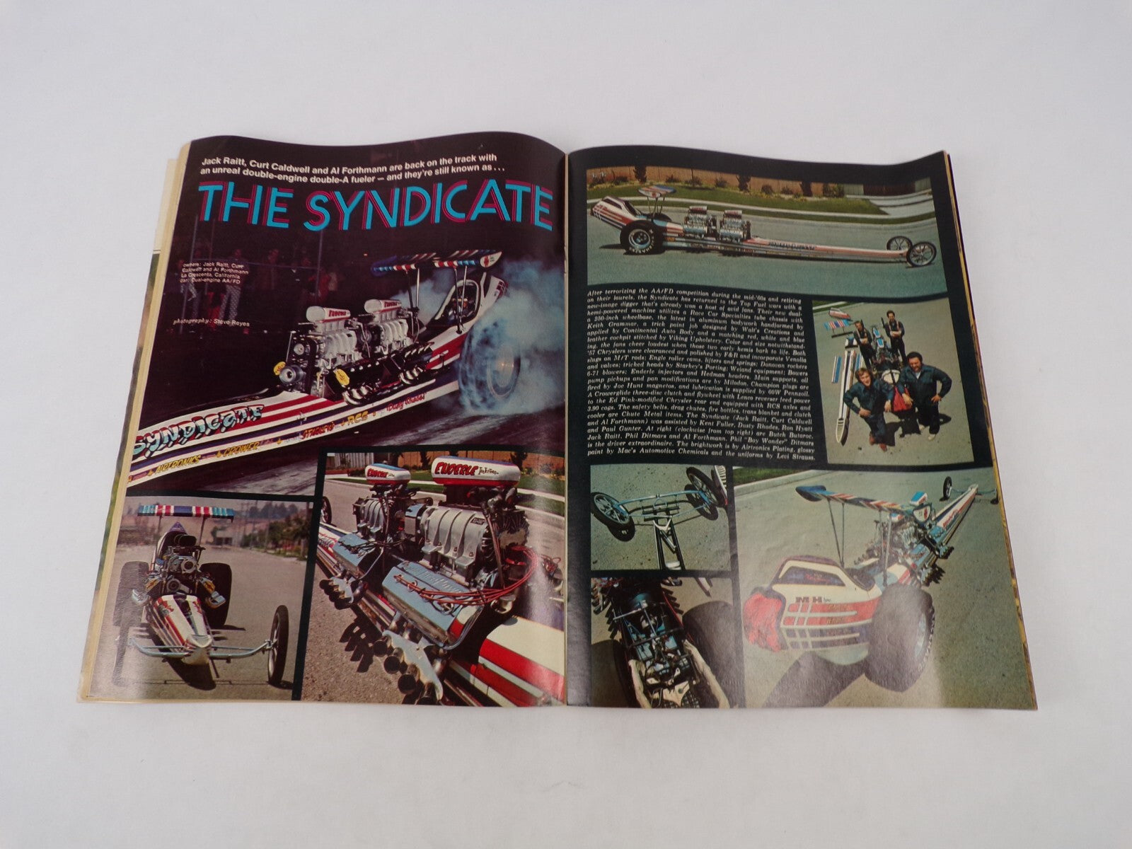 September 1971 Hot Rod Magazine The Syndicate Sound Off With The Blue Swinger