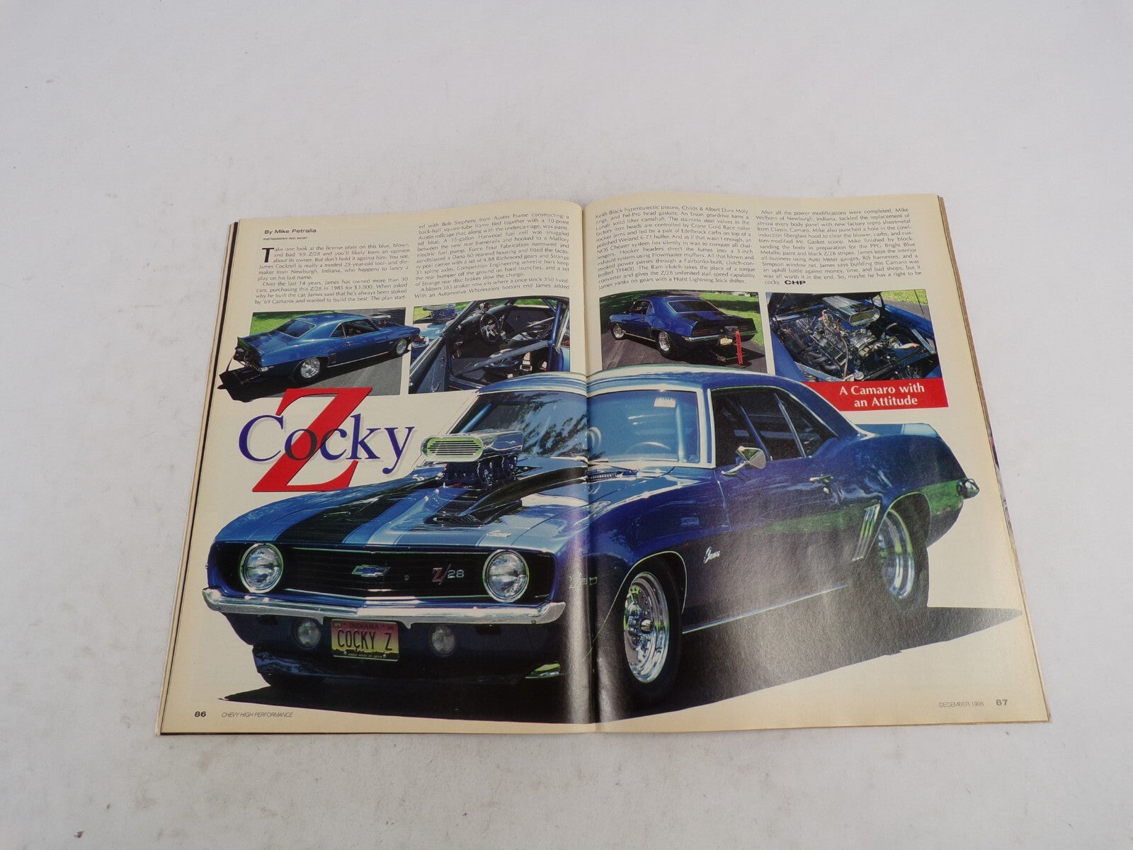 December 1998 Chevy High Performance Outgeous Induction Cool Carb Comparo Trick