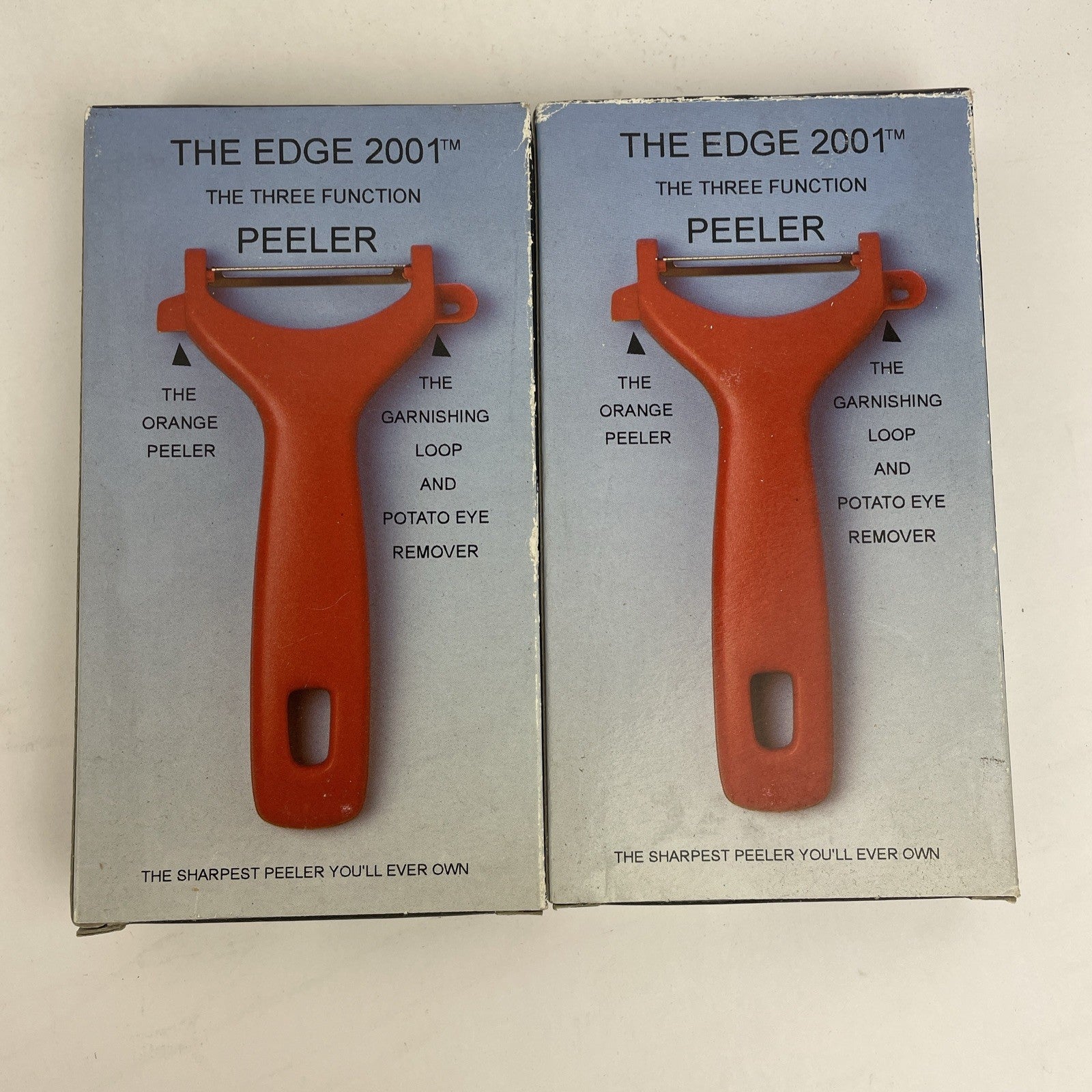 Swiss Style Vegetable Peeler 3-Function Easy Use – Made in Taiwan - Lot of 2