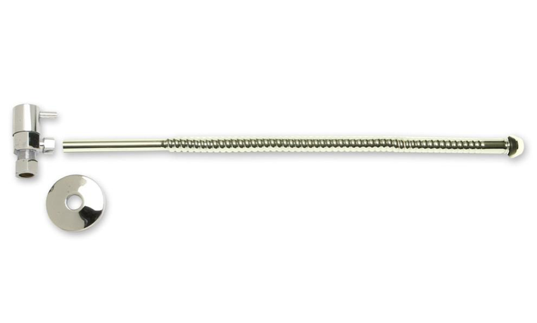 Mountain Plumbing MT495L-NL/CPB polished chrome lavatory angle supply kit with lever handles