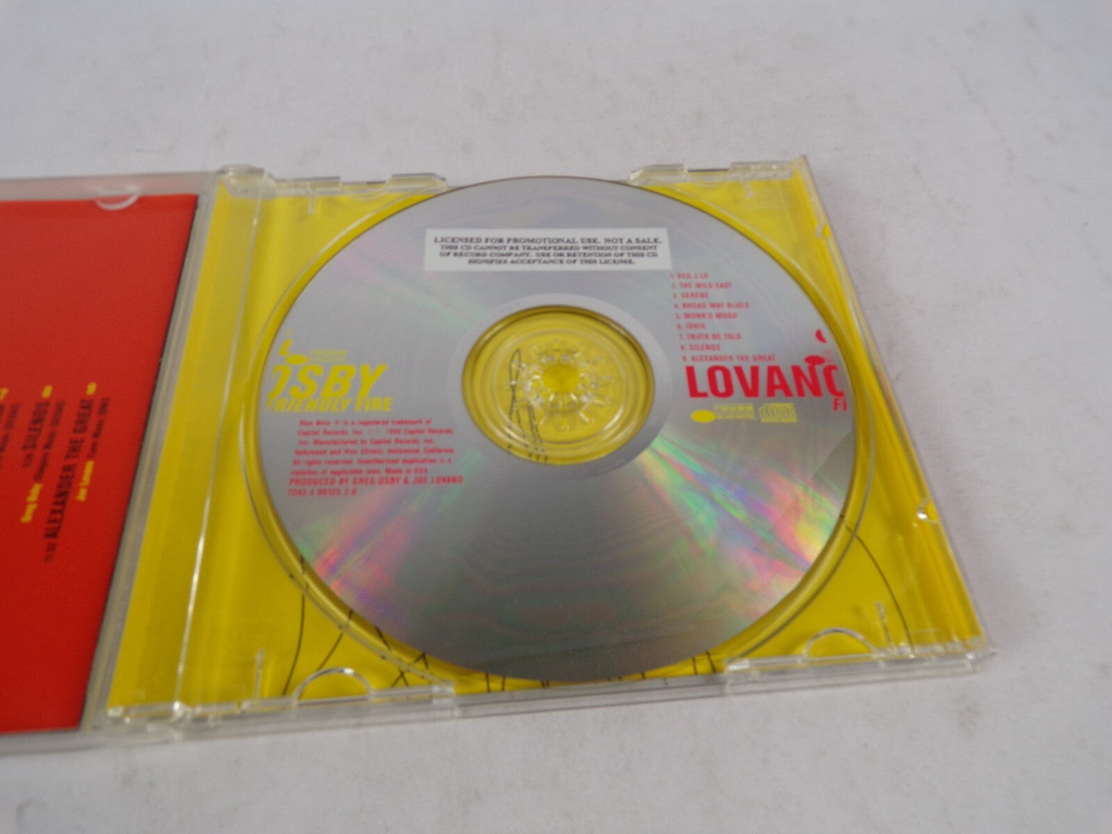 Lovanoosby Friendly Fire GEO J LO The Wild Easy Scerene Broad Way Blues CD#19