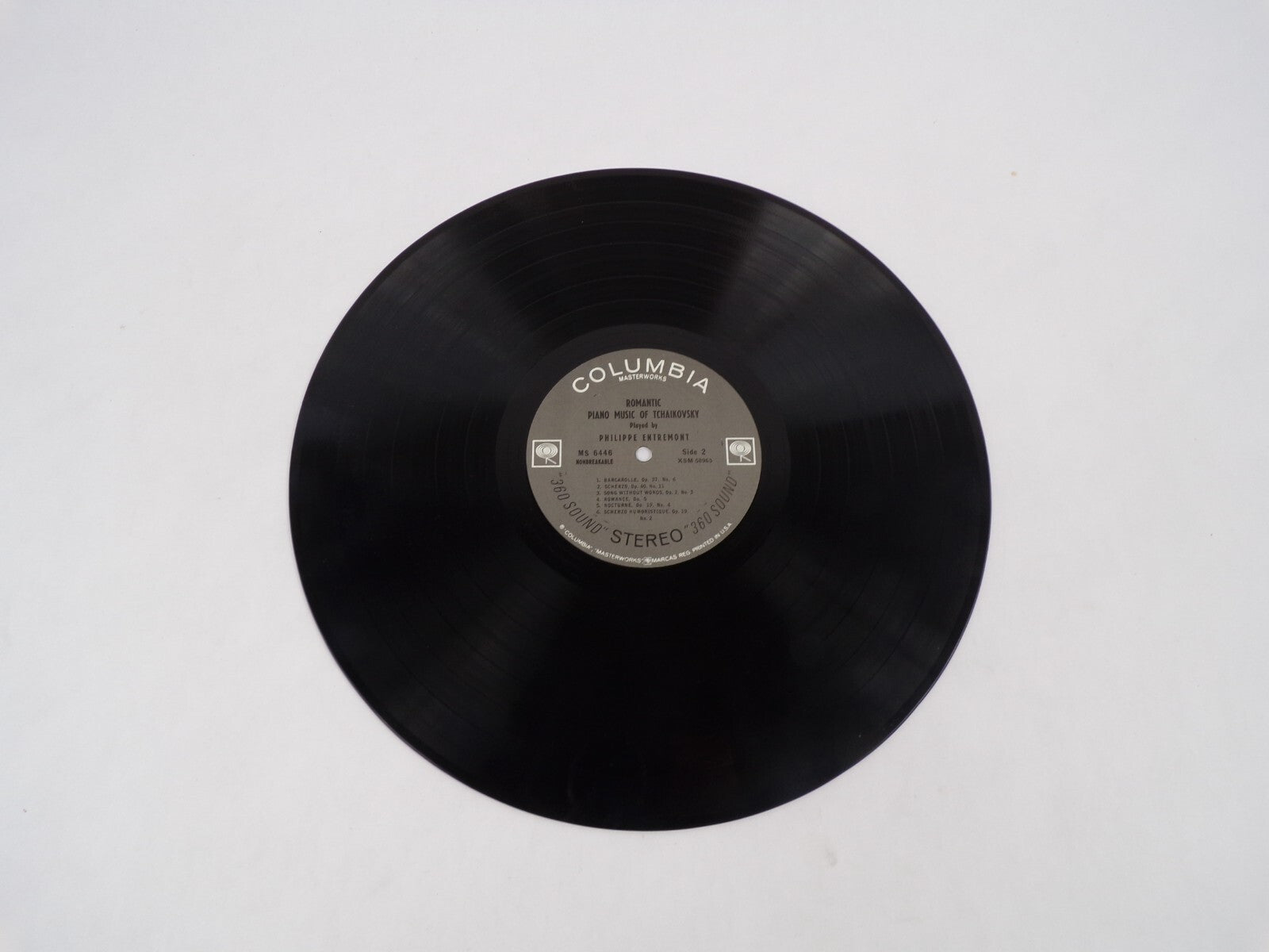 Romantic Piano Music Of Tchaikovsky Philippe Entremont Vinyl Record