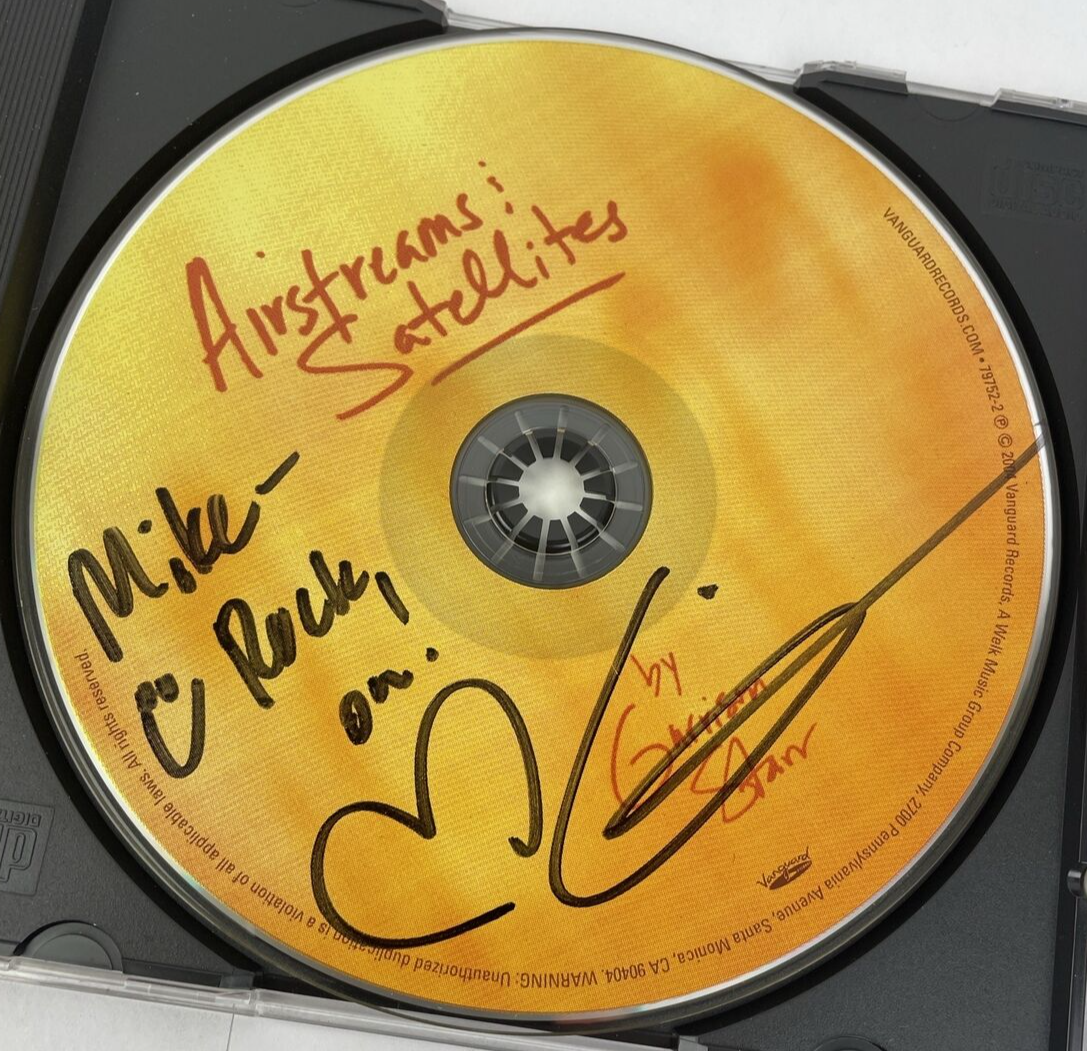 Garrison Starr Airstreams & Satellites - Digital Audio CD 2004 Vanguard Signed S