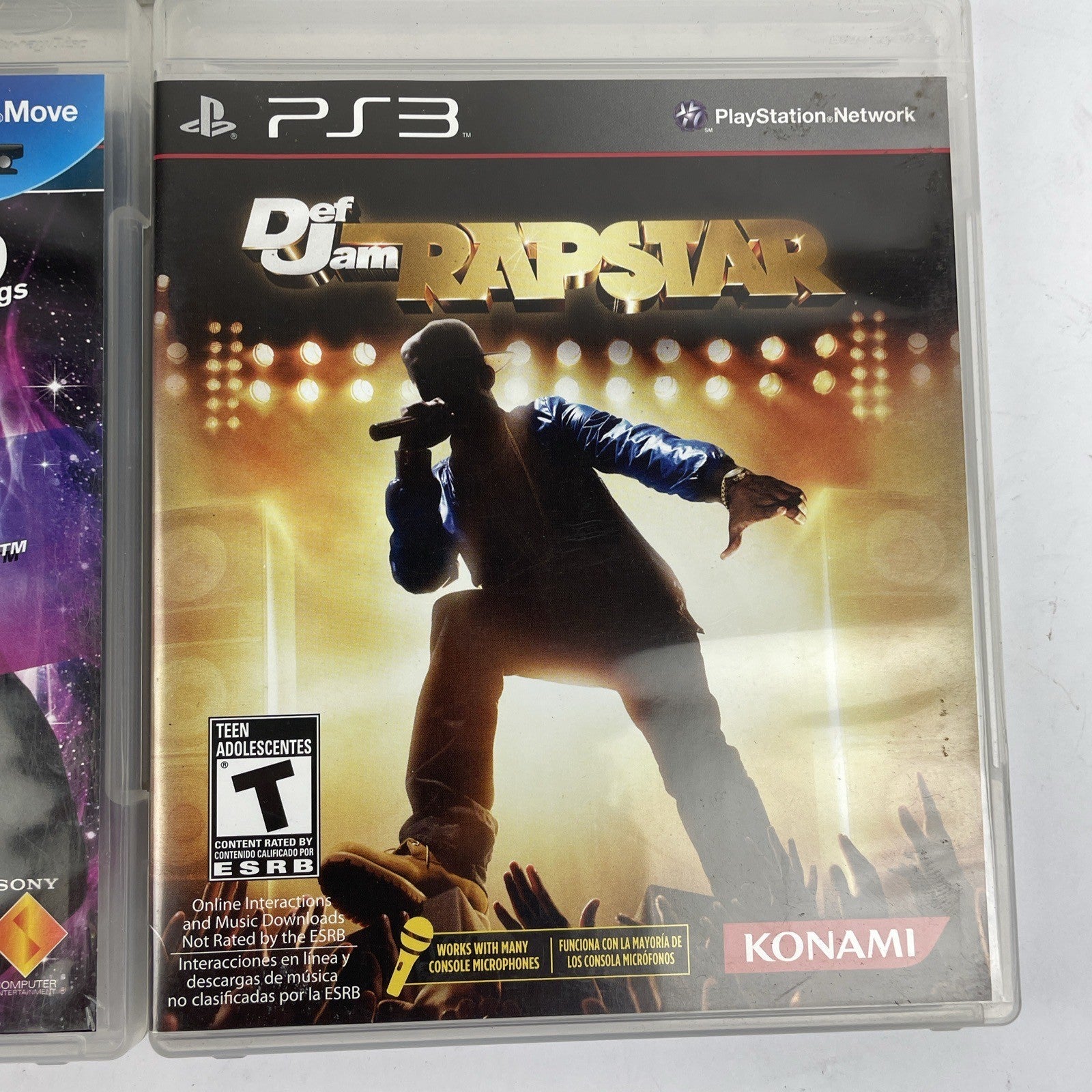 4 x Playstation 3 PS3 Guitar Hero W.O.R - Def Jam RAPSTAR - Everybody Dance - SC