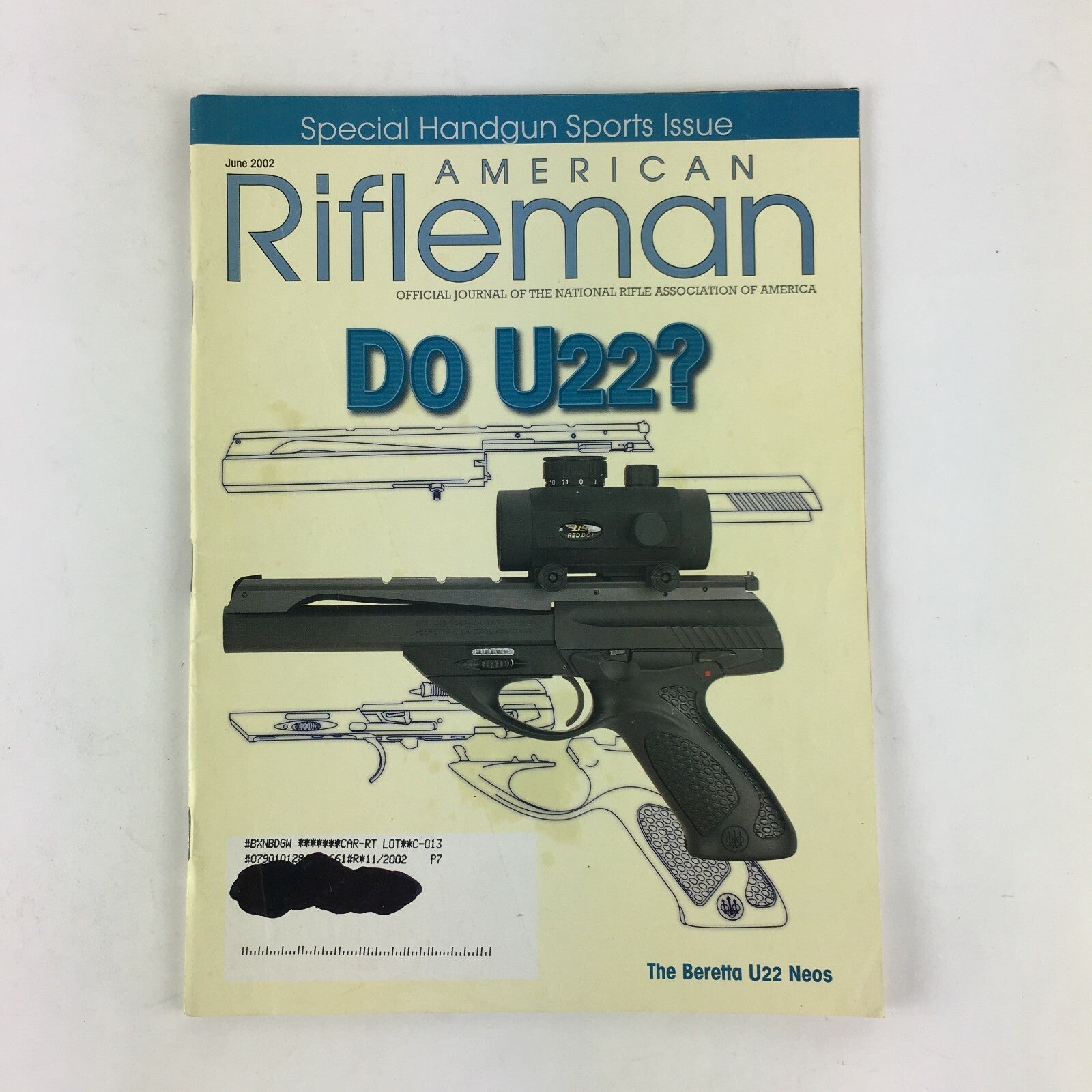 June 2002 American Rifleman Magazines Do U22 ? Special Handgun Sports Issue