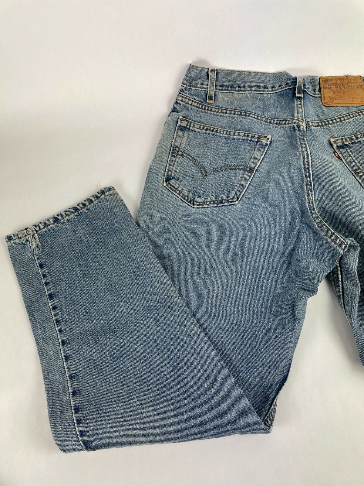 Levi's Men's Blue 550 Regular Fit Straight Leg Jeans Size W 34 L 30