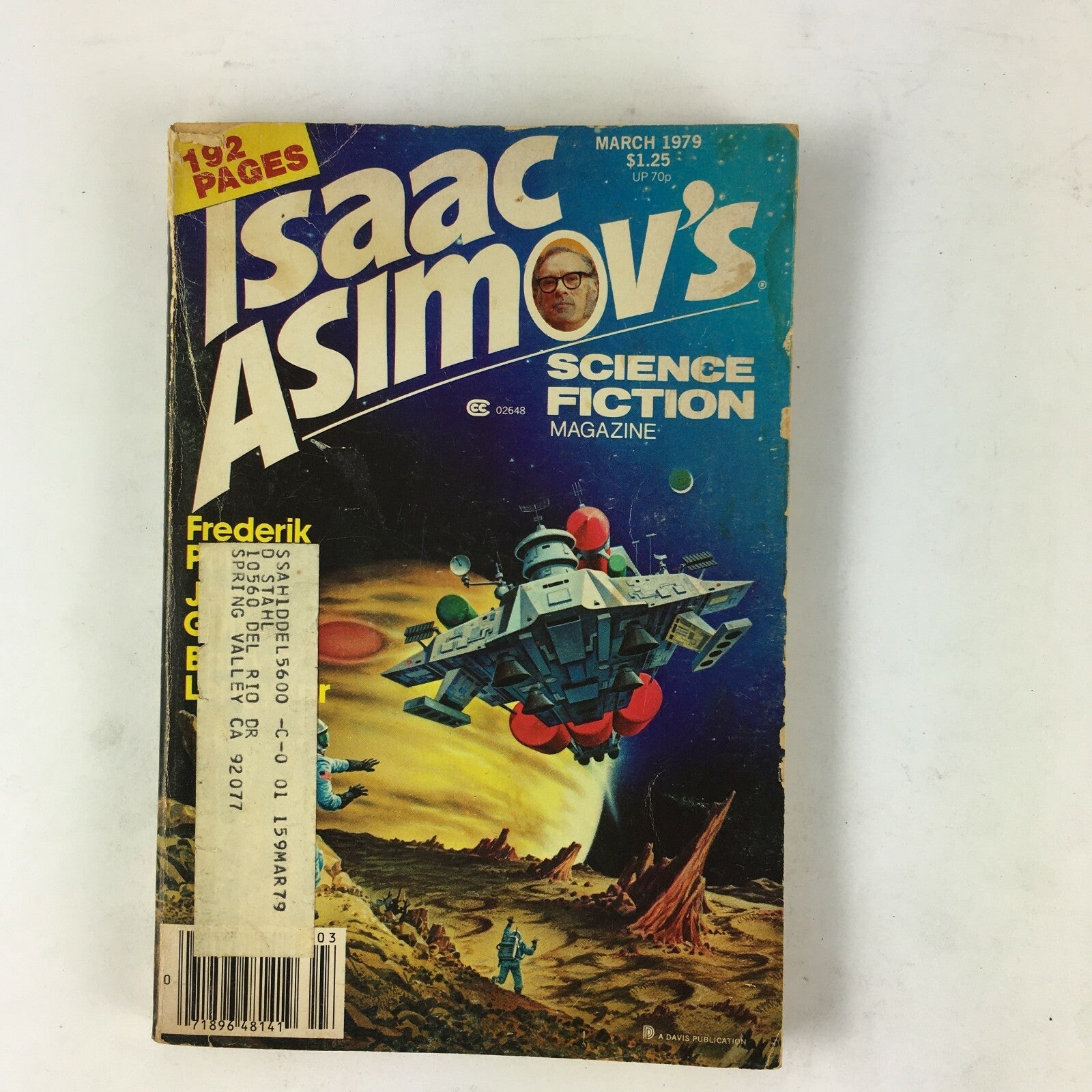 March 1979 Isaac Asimov's Science Fiction Magazine Frederik Pohl