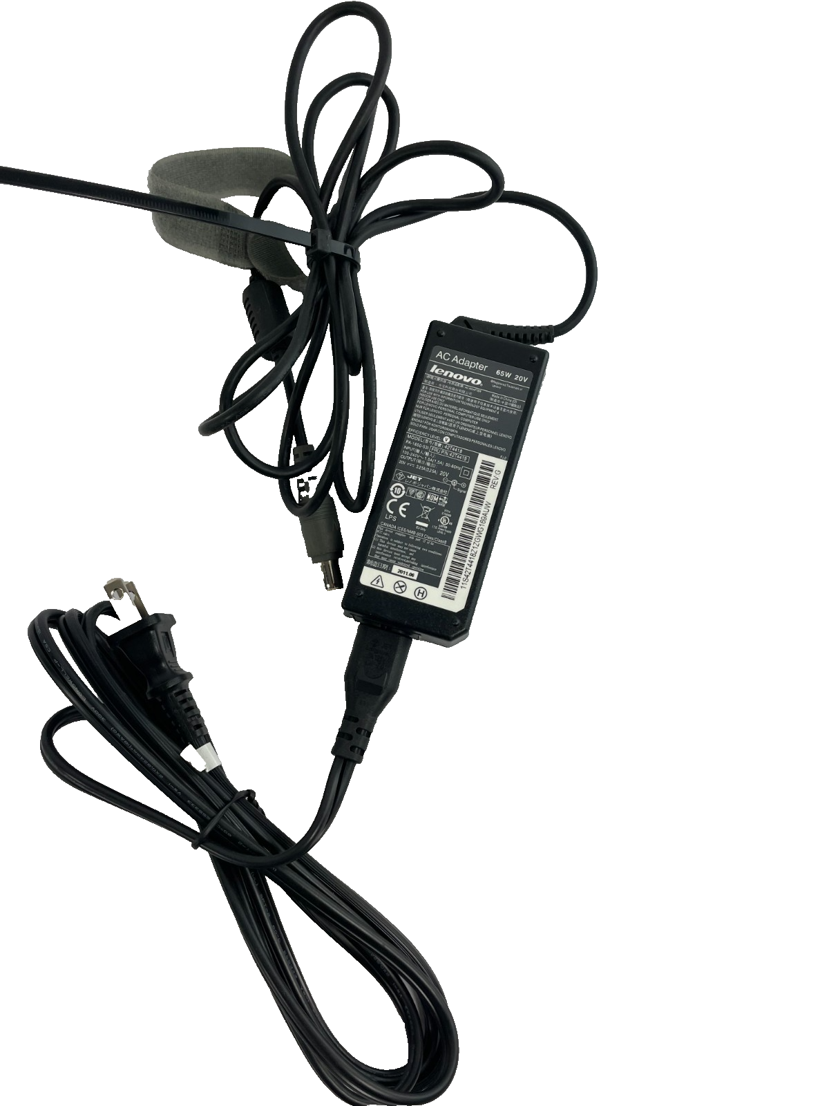 Geniune Lenovo Model 42T4418 Output 20V 3.25 A Power Supply AC Adapter #A42