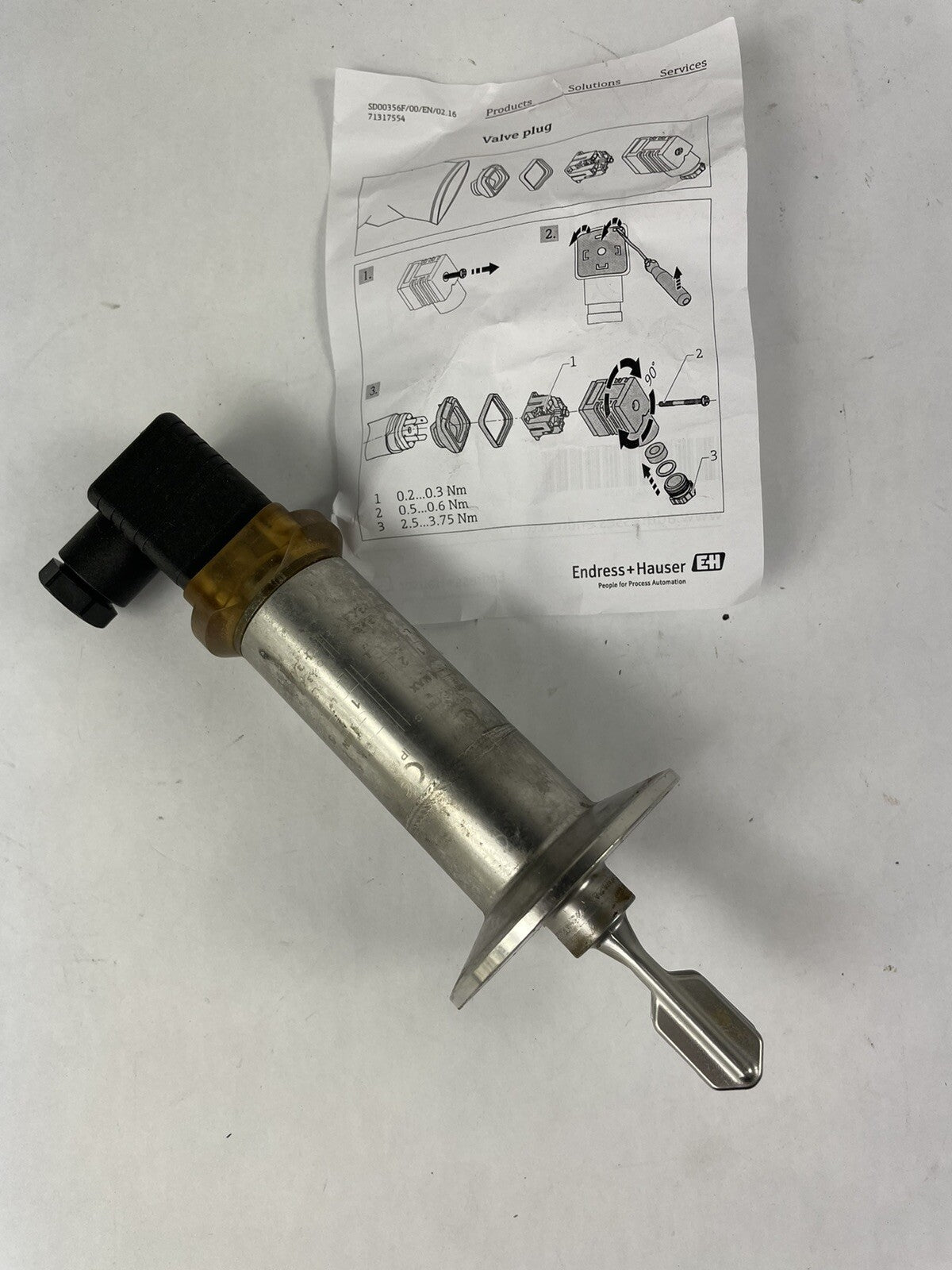 Endress + Hauser Vibronic Point level detection Liquiphant FTL33