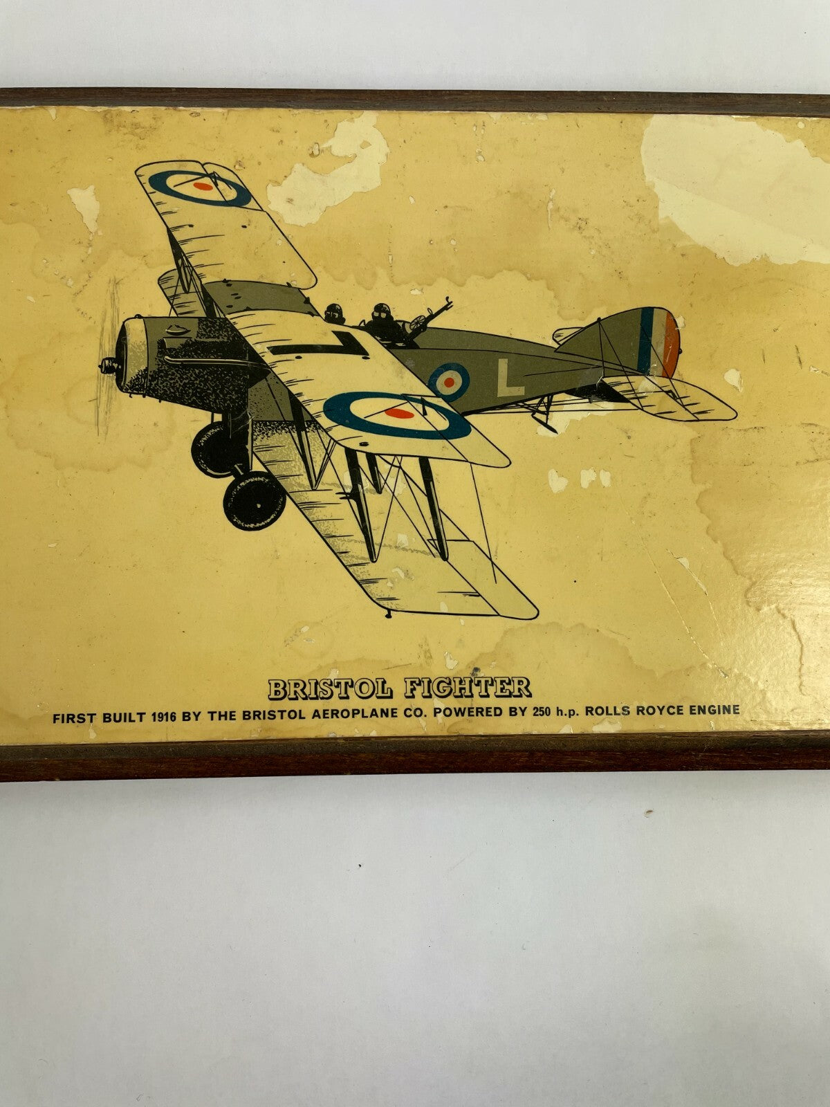 Decorative Bristol Fighter Aeroplane First Built 1916 Home Decor