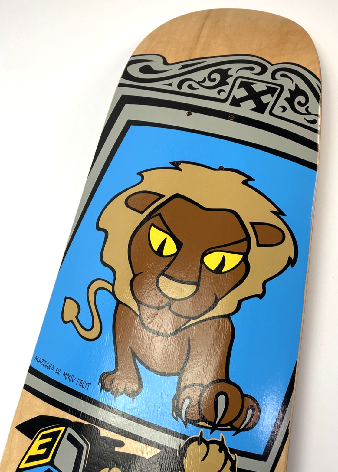 H-Street Skateboards ALE MAZZARA Kitty Lion Reflection Pro Model Skateboard Deck