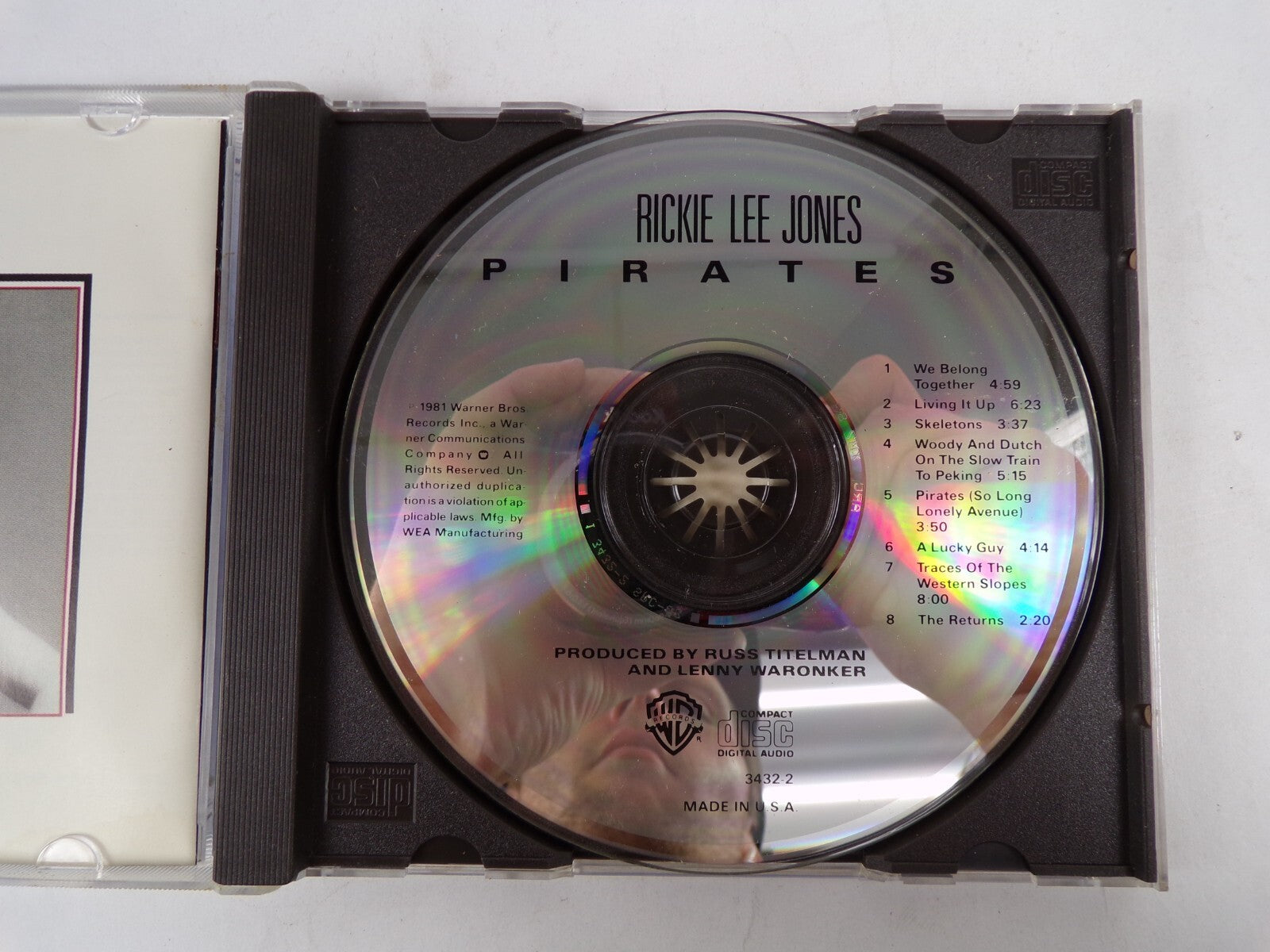 Rickie Lee Jones Pirates CD #31