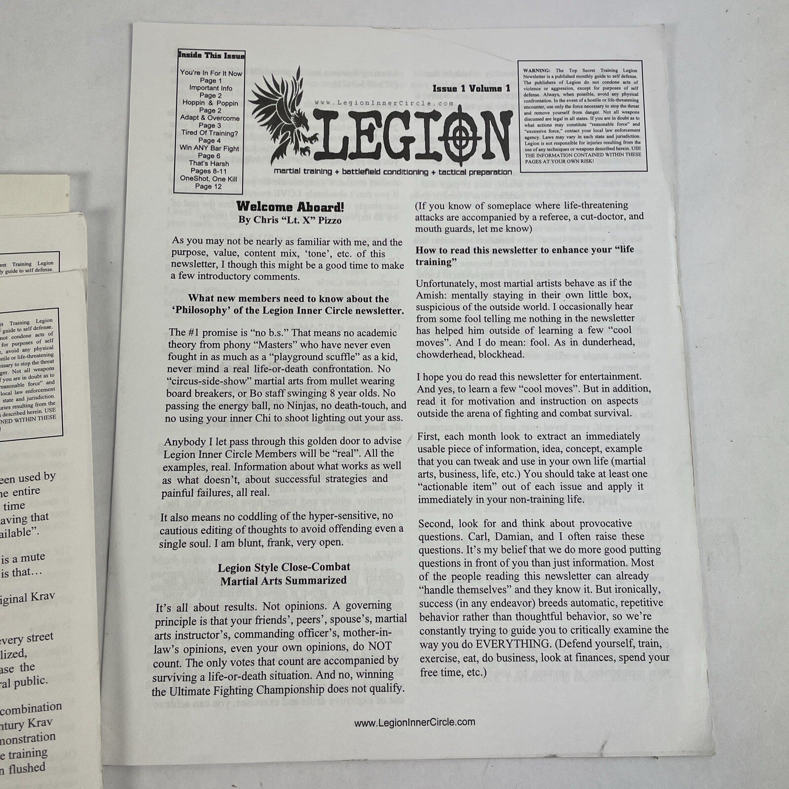 A.B.C. - Accelerated Battlefield Combative's Field Manual Paperback Book + More