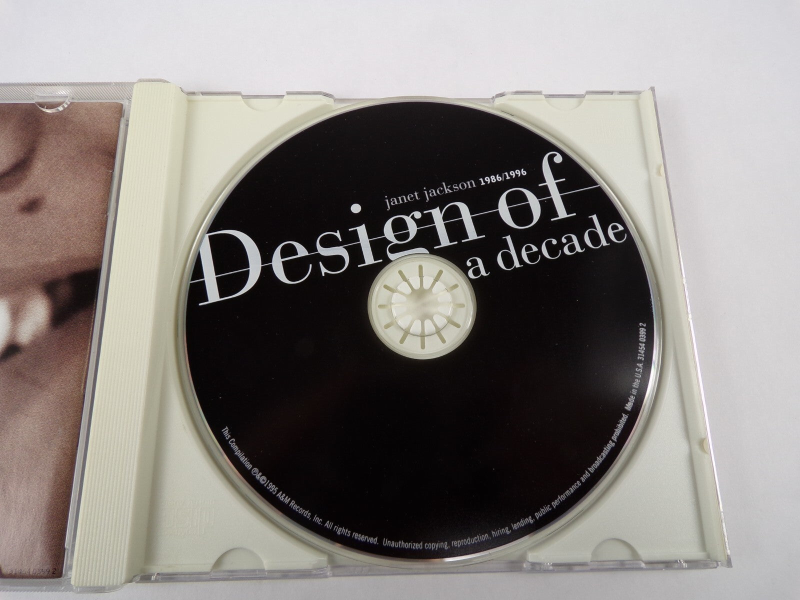 Janet Jack Son 1986-1996 Design Of A Decade Runaway When I Think Of You CD#58