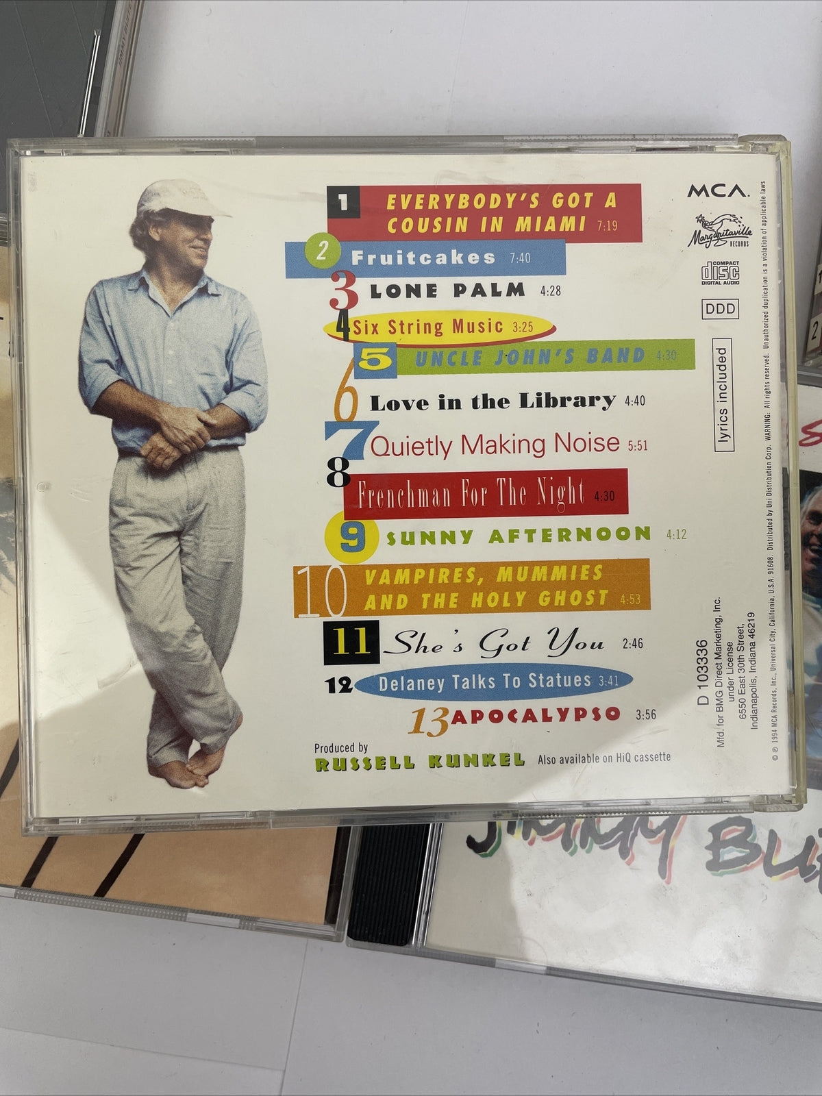 Jimmy Buffett CD Lot of 5: A SAILOR FRUIT CAKES Banana Wind American Storyteller