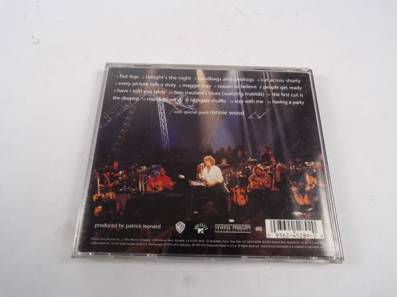 Rod Stewart Unplugged and Seated Hot Legs Tonight's The Night Maggie May CD#51