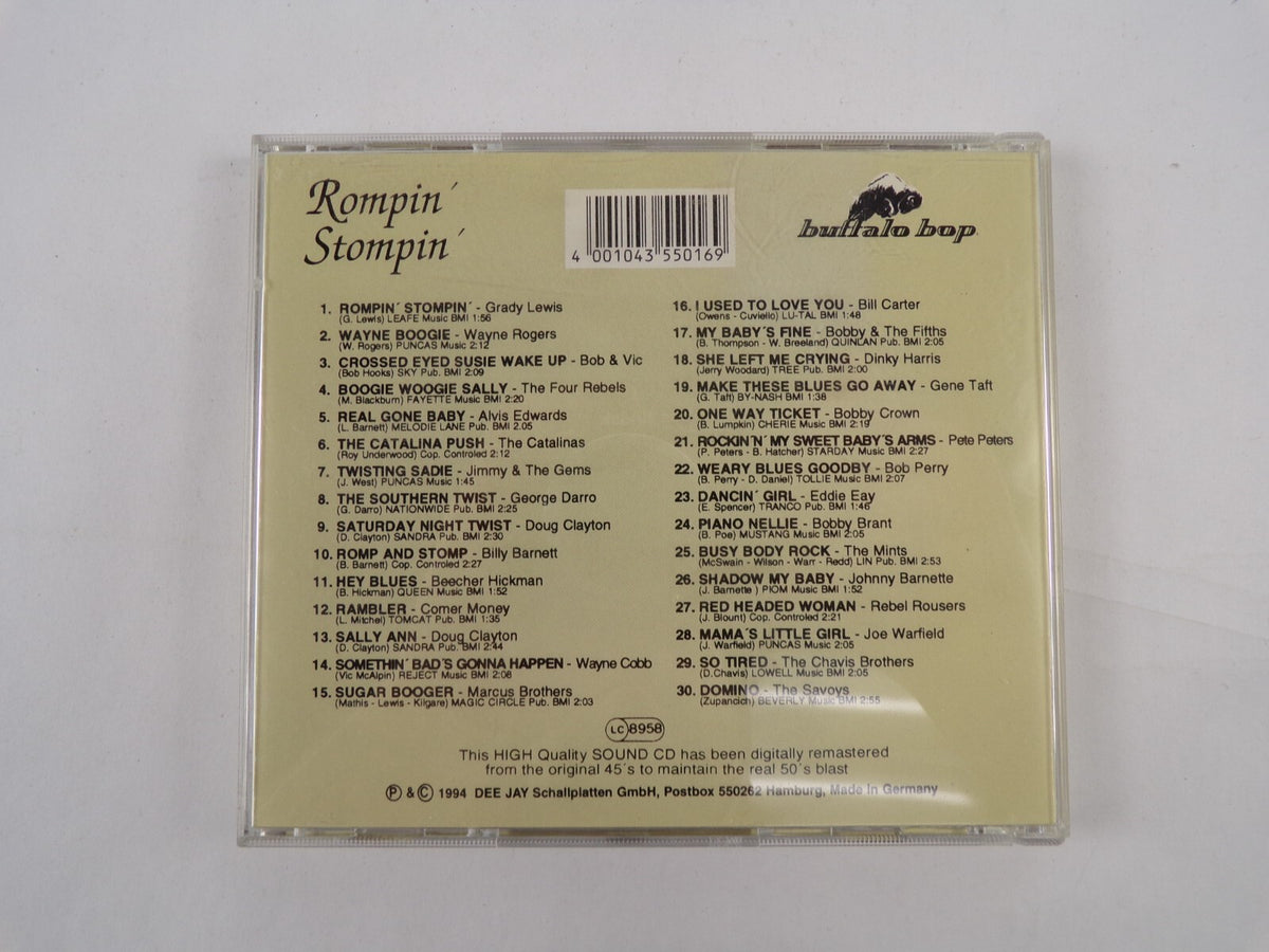 Rompin Stompin Buffalo Bop She Left Me Crying CD #18