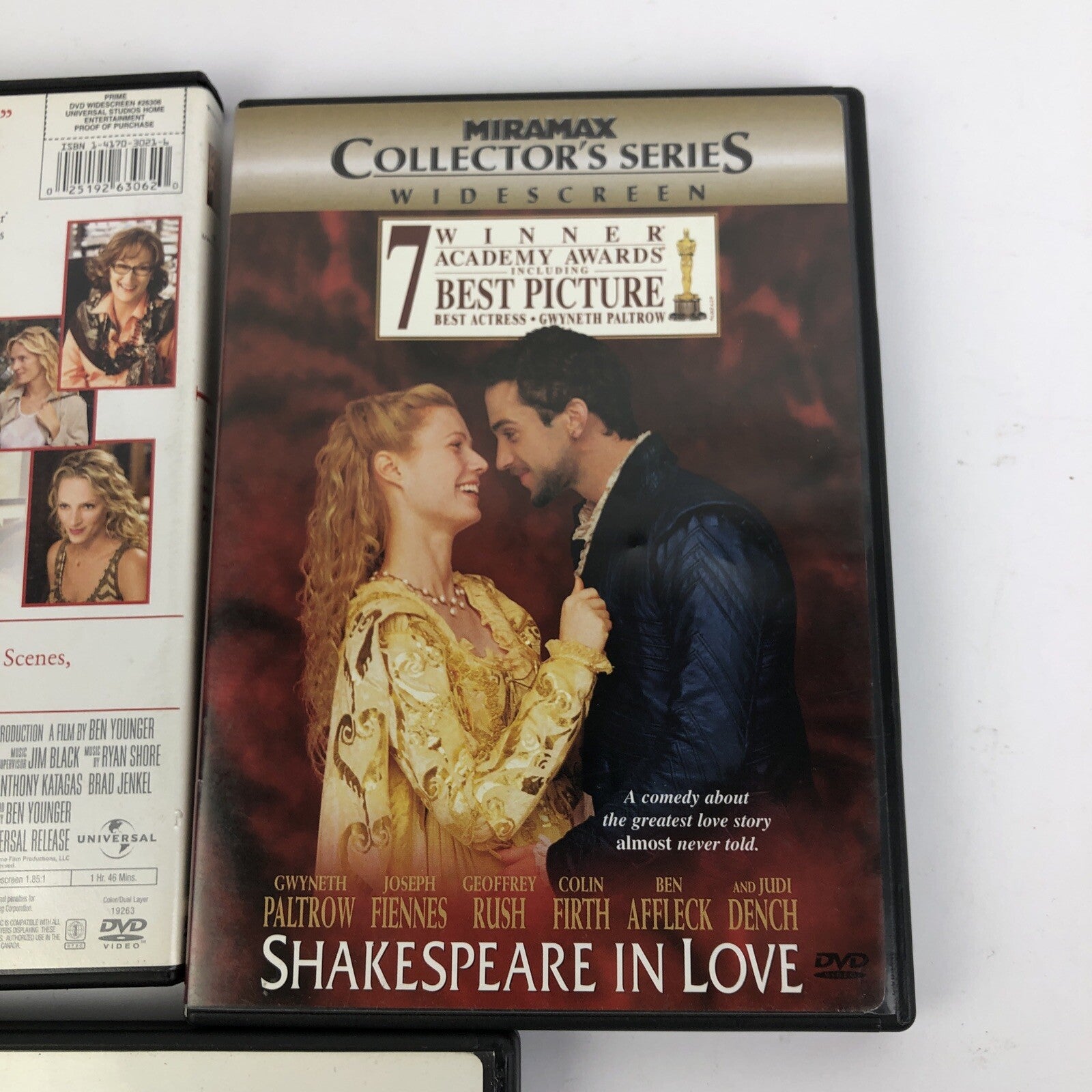 3 x Rom-Com Romantic Comedy Movies DVD - Sweet Home Alabama, Prime, Shakespeare