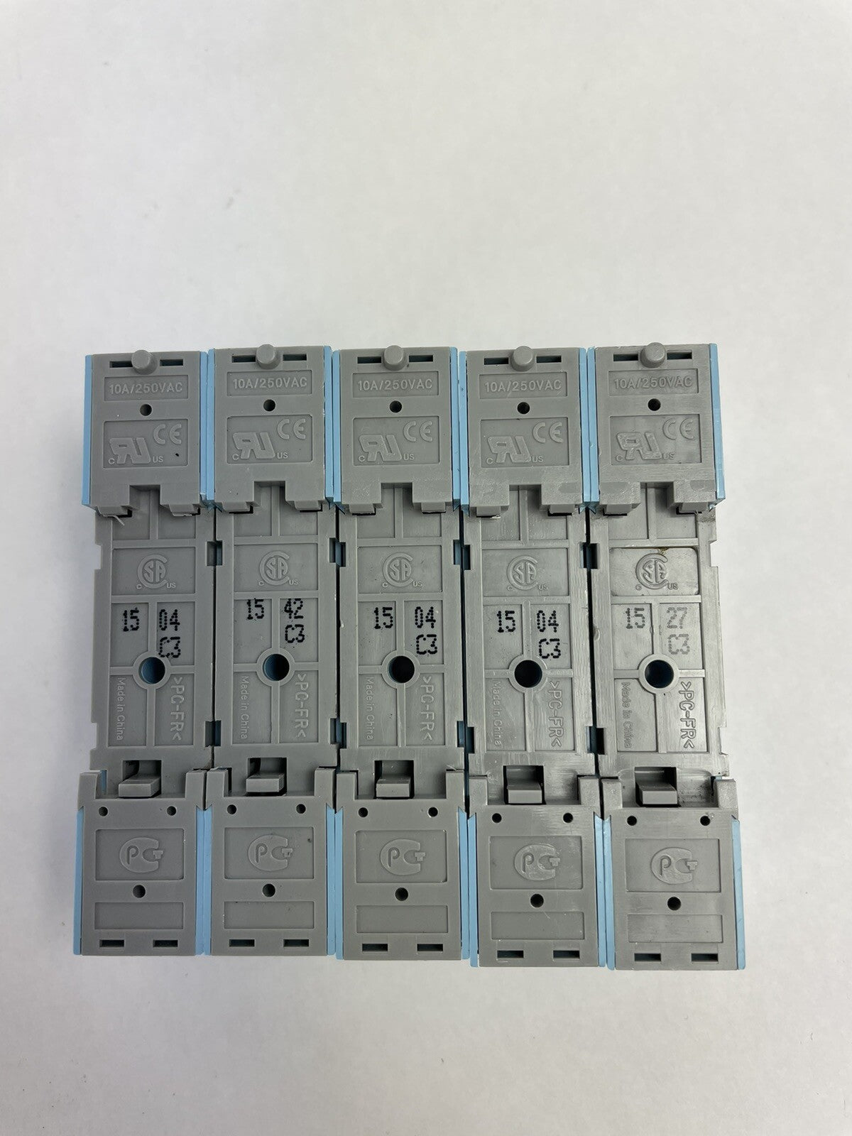 LOT OF 5 : RELECO S-10 RELAY SOCKET 13A 400V #28B23*AD