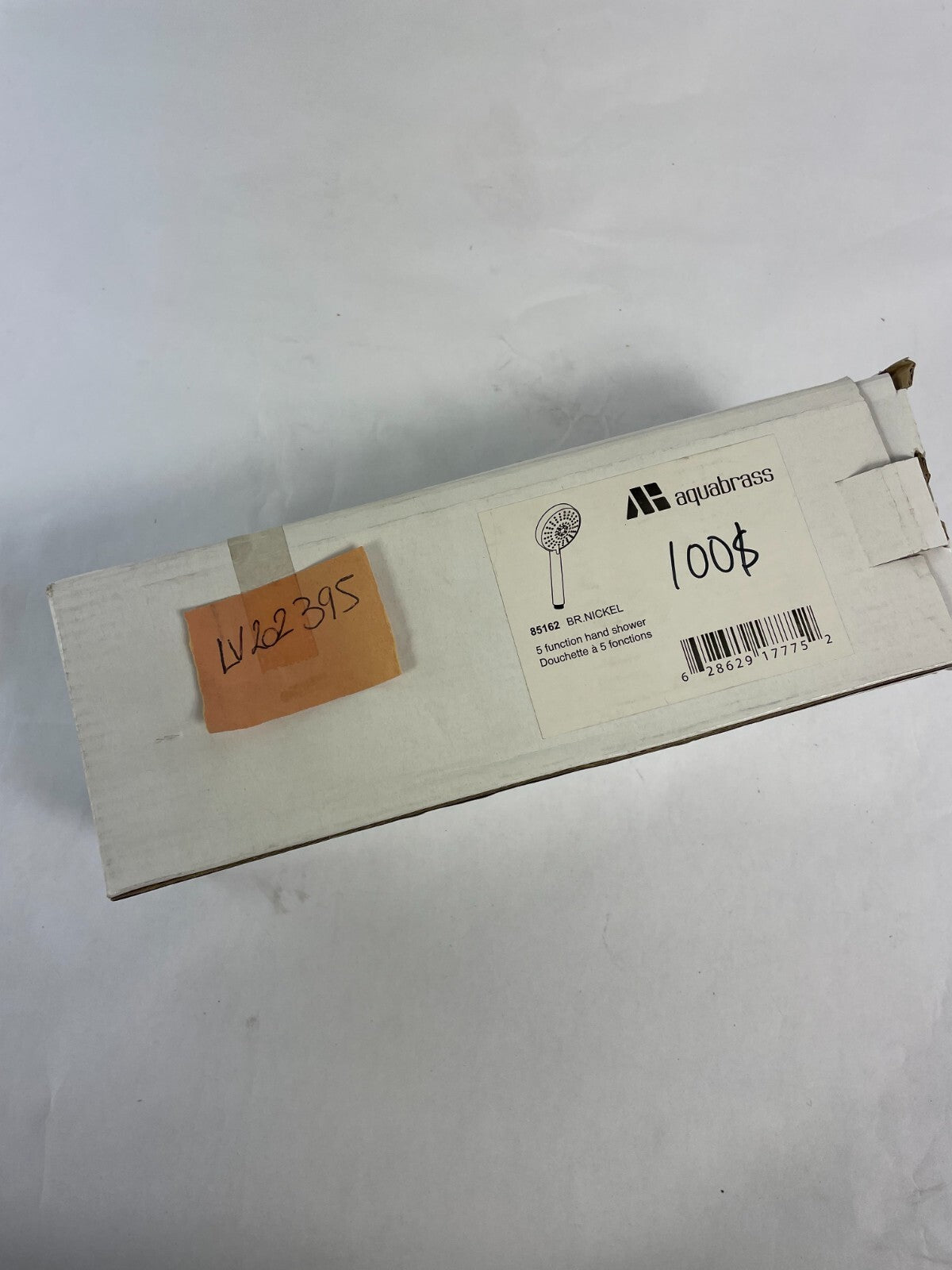 Aqua Brass 85162 5 function hand shower brass nickel bathroom shower head
