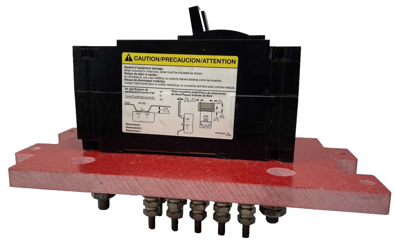 Lot of 2 Square D FAL12100 100A 120VAC 125VDC Single Pole Circuit Breaker + More