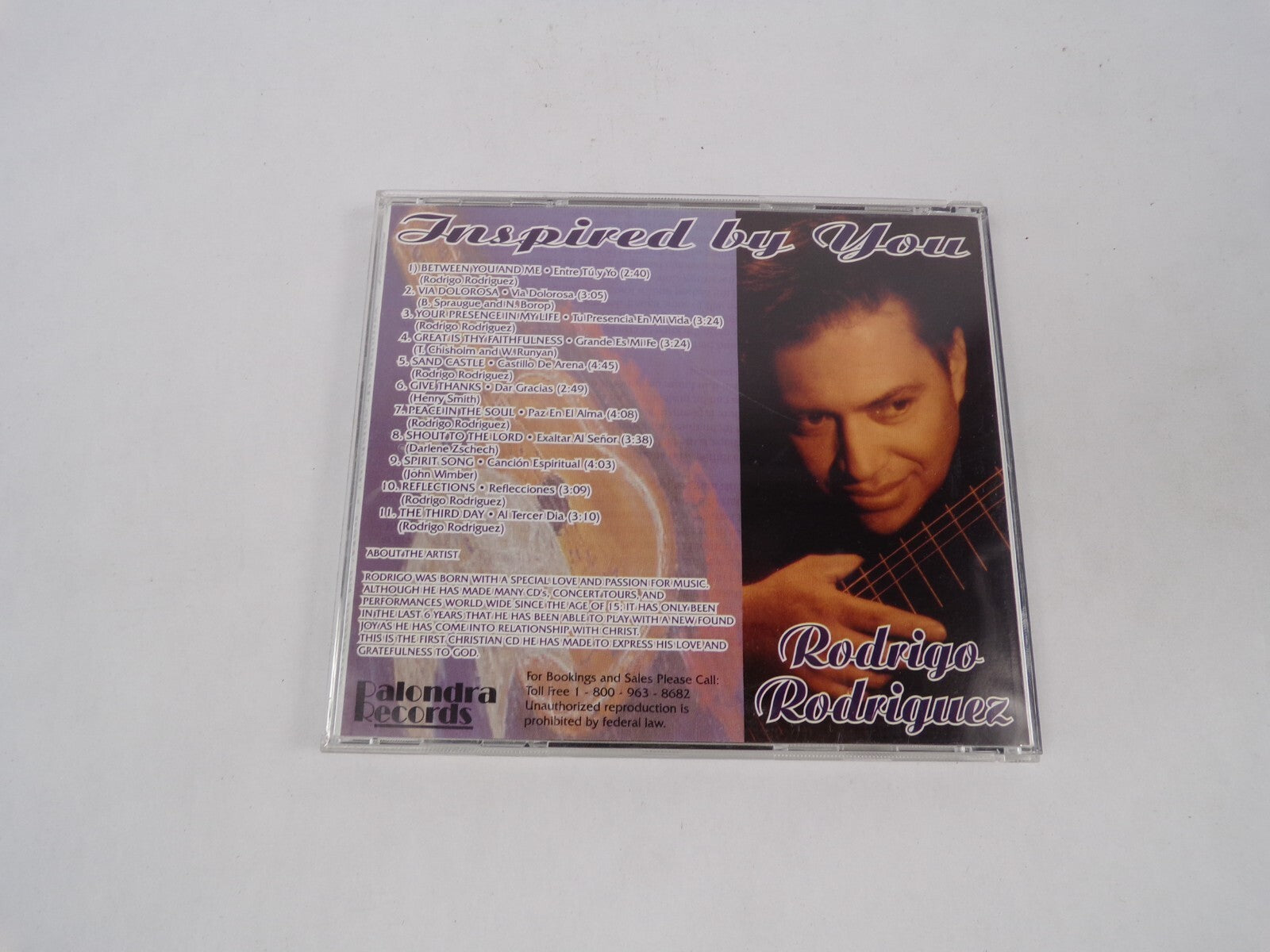 Inspired By You Rodrigo Rodriguez Via Dolorosa Your Presence In my Life CD#63