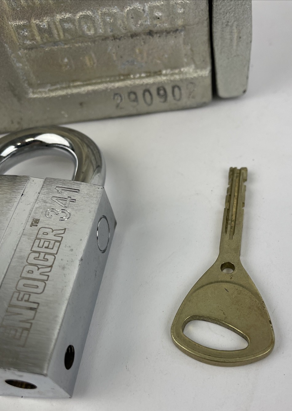 The Enforcer King Pin Lock Model #1111 1111 ABLOY FINLAND - 1 x Key