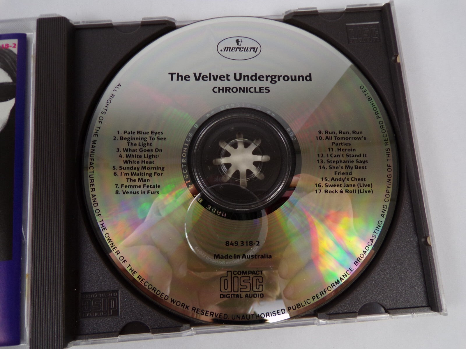 Startrax The Velvet Underground Chronicles CD #9