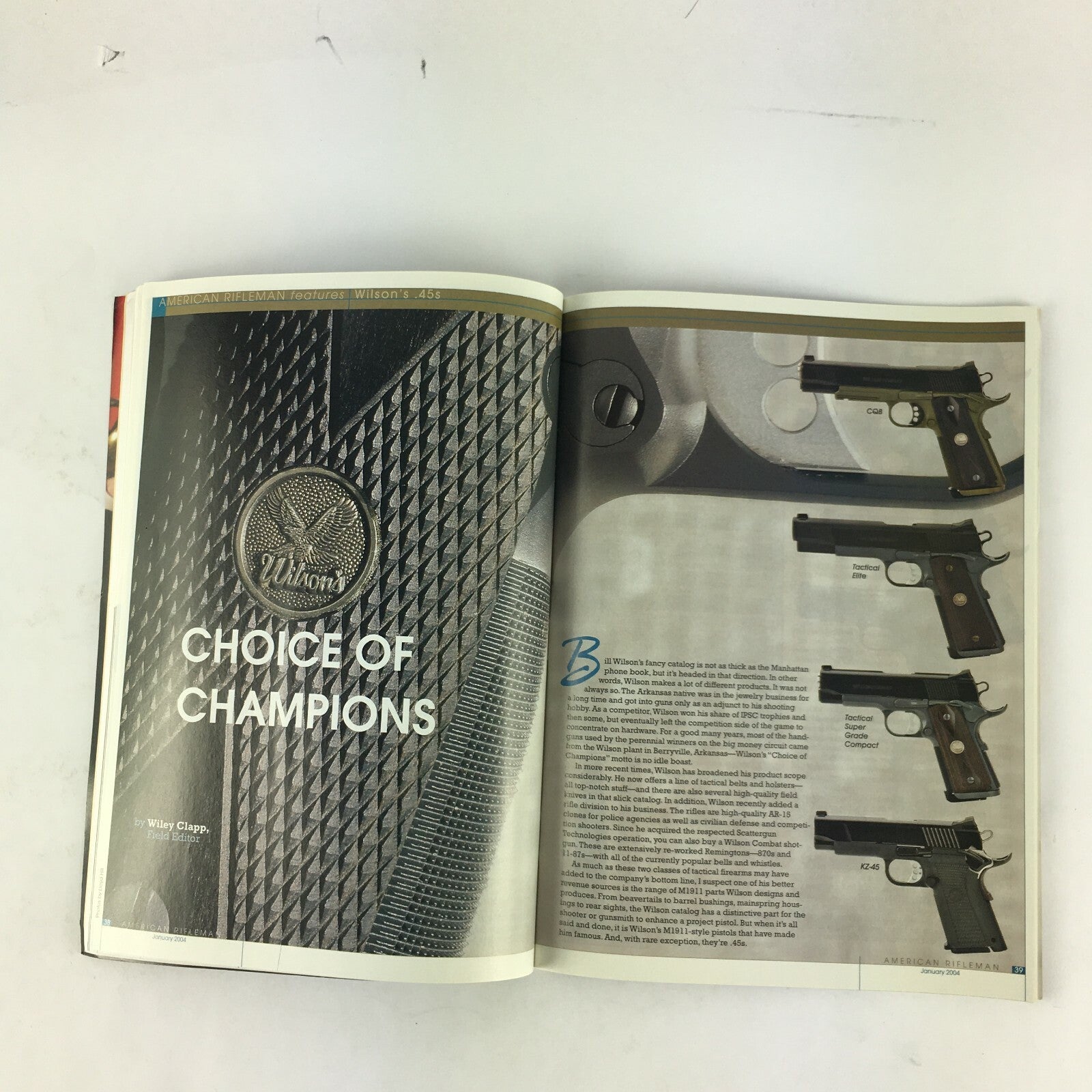 January 2004 American Rifleman Magazine Win My Cold Dead Hands Rifle!