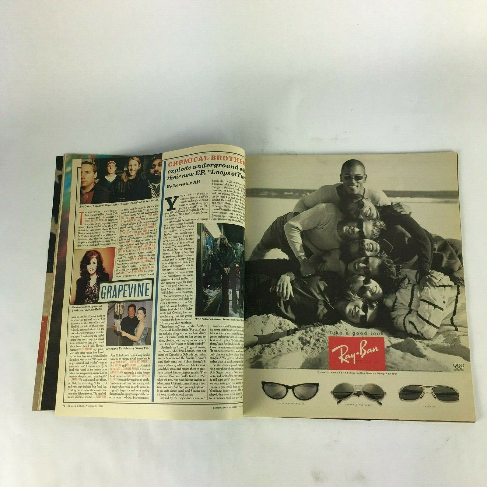 August 1996 RollingStone Magazine McConaughey Bounty Hunting Cameron Diaz