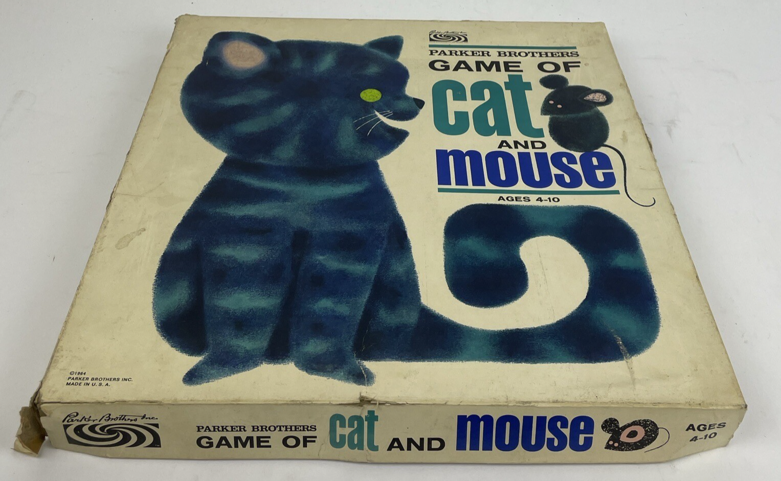 Vintage Parker Brothers Game of Cat and Mouse Board Game 1964 Complete