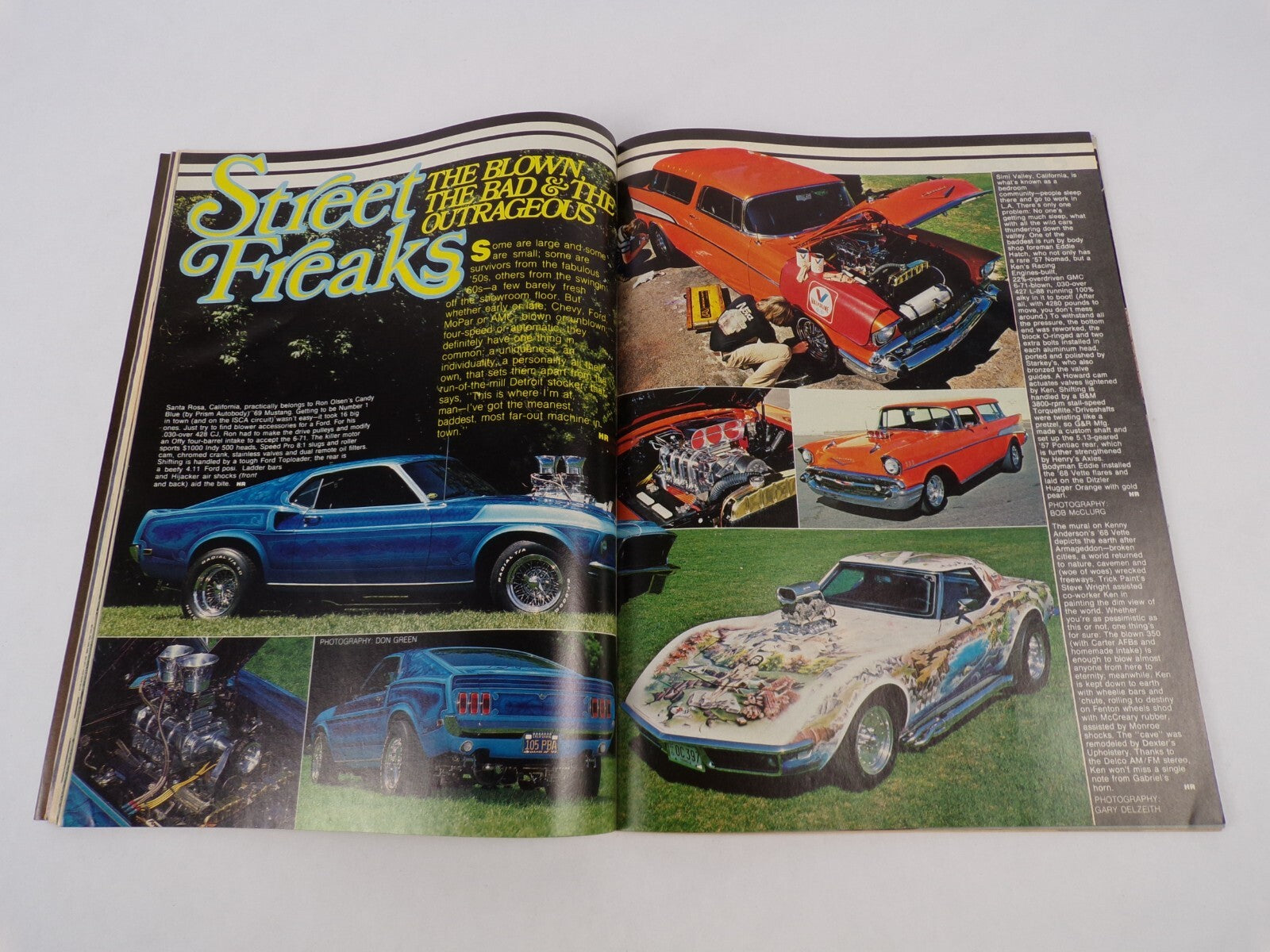 August 1978 Hot Rod Magazine Street Freaks The Blown The Bad & The Outrageous