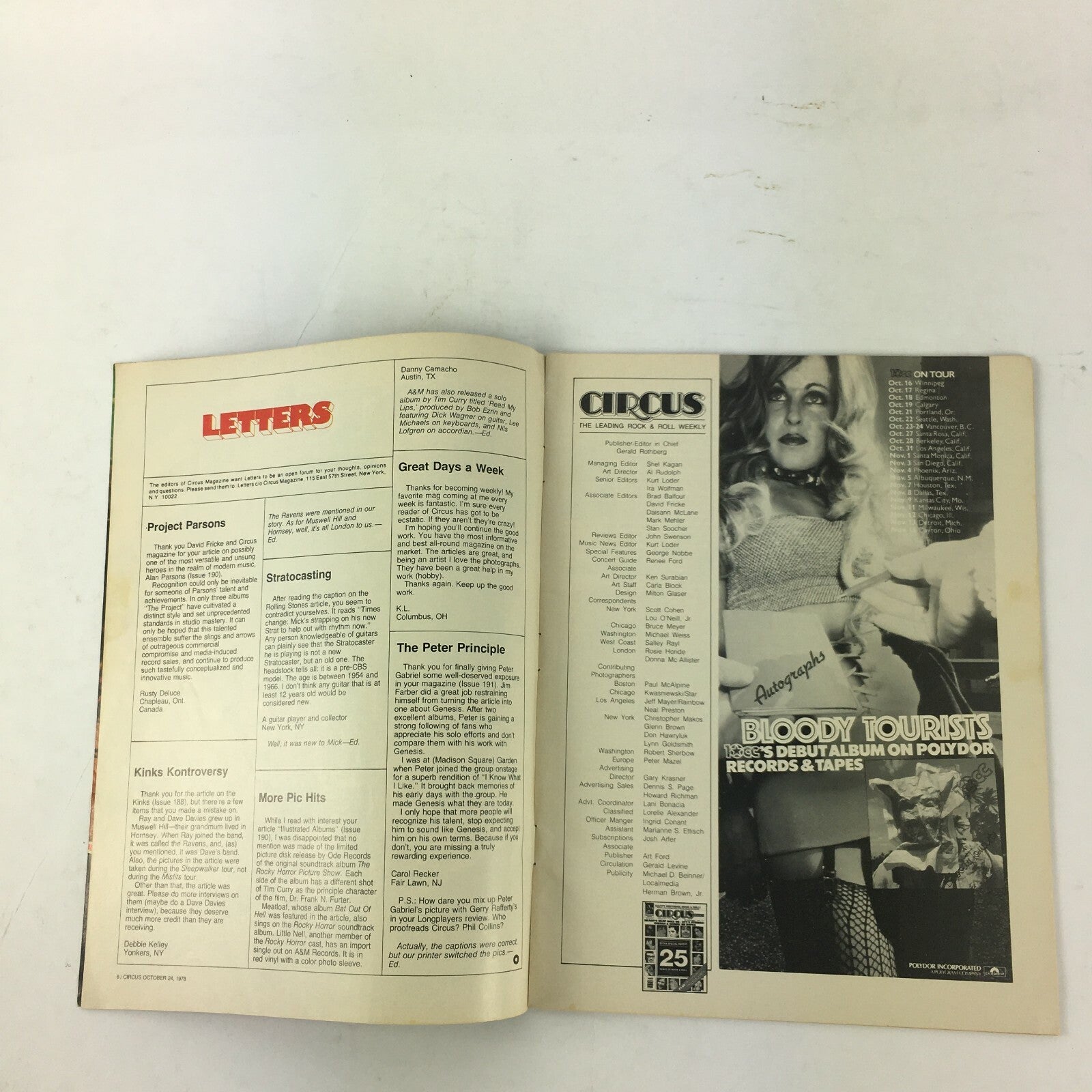 October 1978 Circus Magazine Extra Special Report 25 Years of Rock & Roll