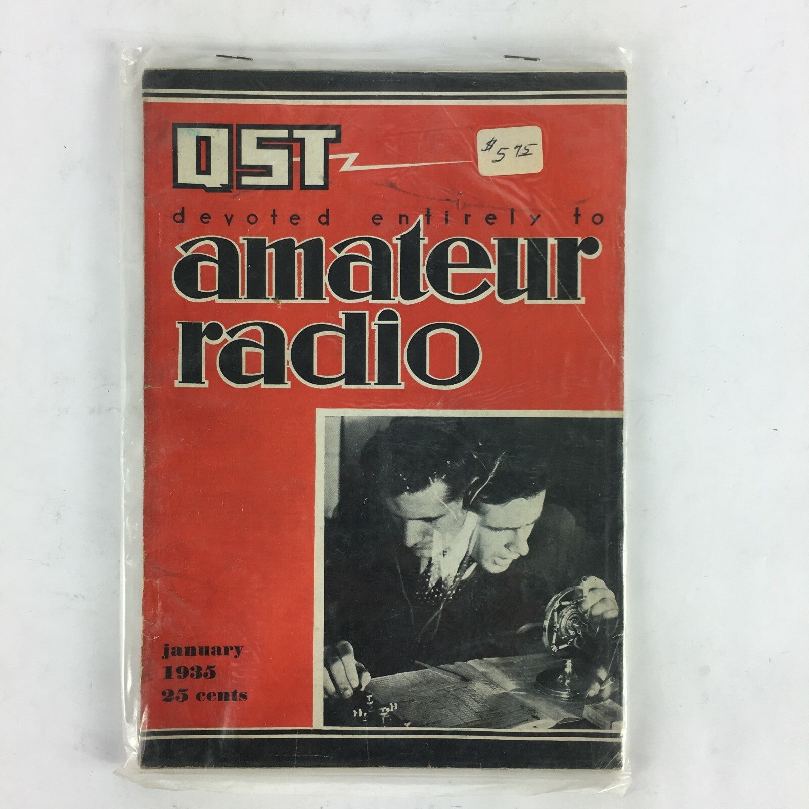 January 1935 QST devoted entirely to Amateur Radio Magazine