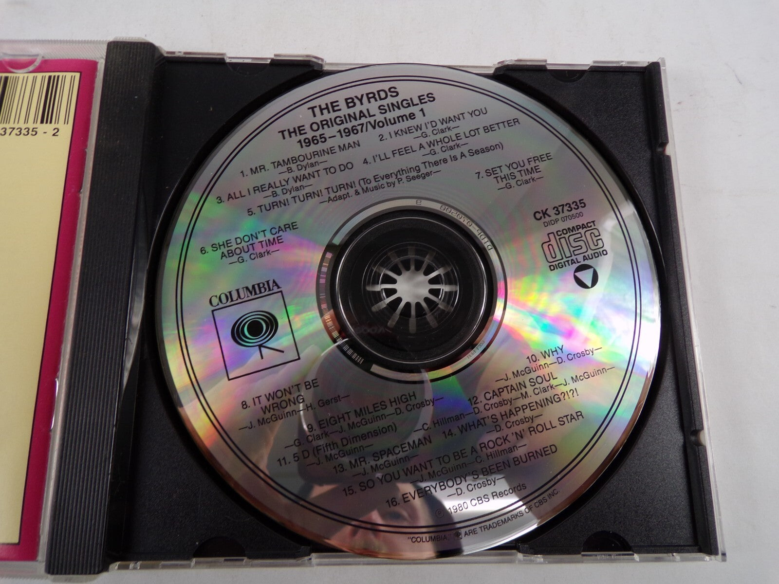 The Byrds Original Singles 1965-1967 Volume 1 Mr Tambourine Man Why CD#57