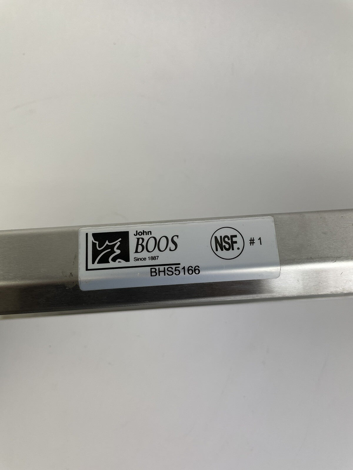 John Boos BHS5166 Lavatory Shelf wall-mounted 16"W x 5"D 16/300 stainless steel