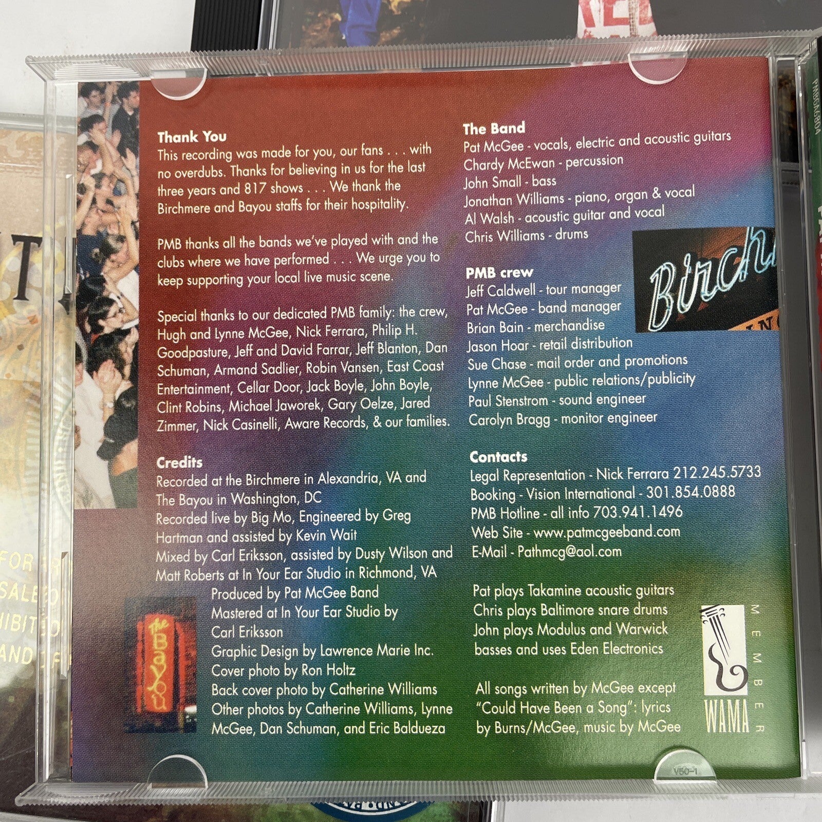3 x Pat McGee Band CD lot - Shine 2000 - Save Me 2005 - General admission 1998 M