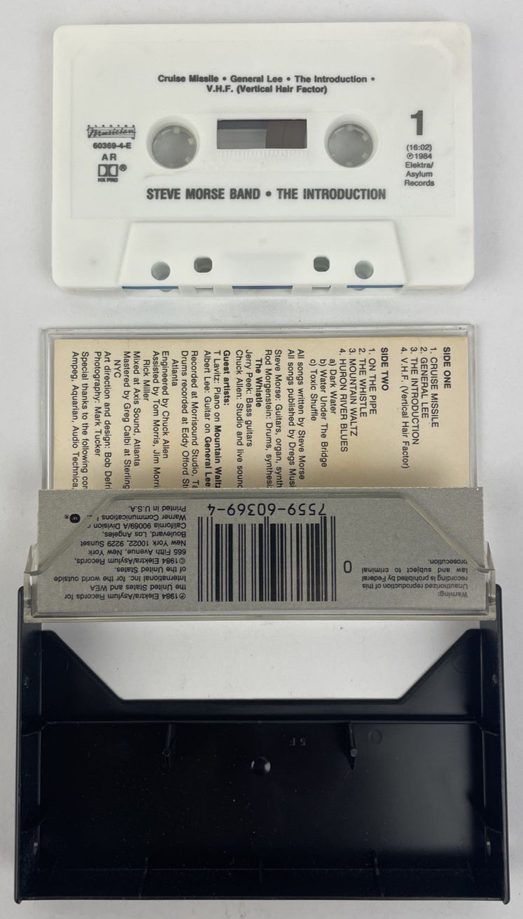 STEVE MORSE BAND 1984 The Introduction MUSIC CASSETTE Elektra Records