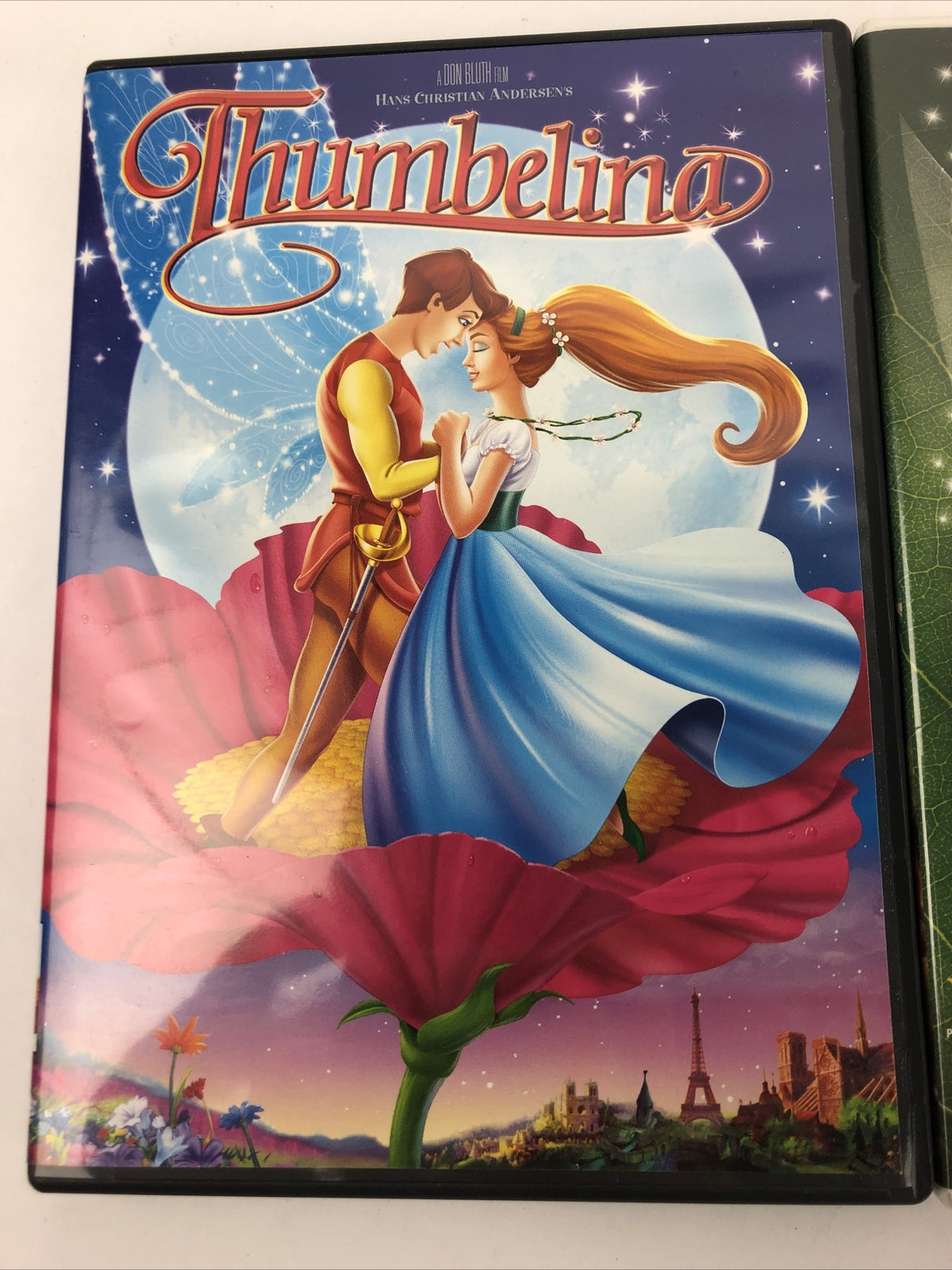 2 x Children's DVD Disney's Tinker Bell & Hans Christian Anderson Thumbelina